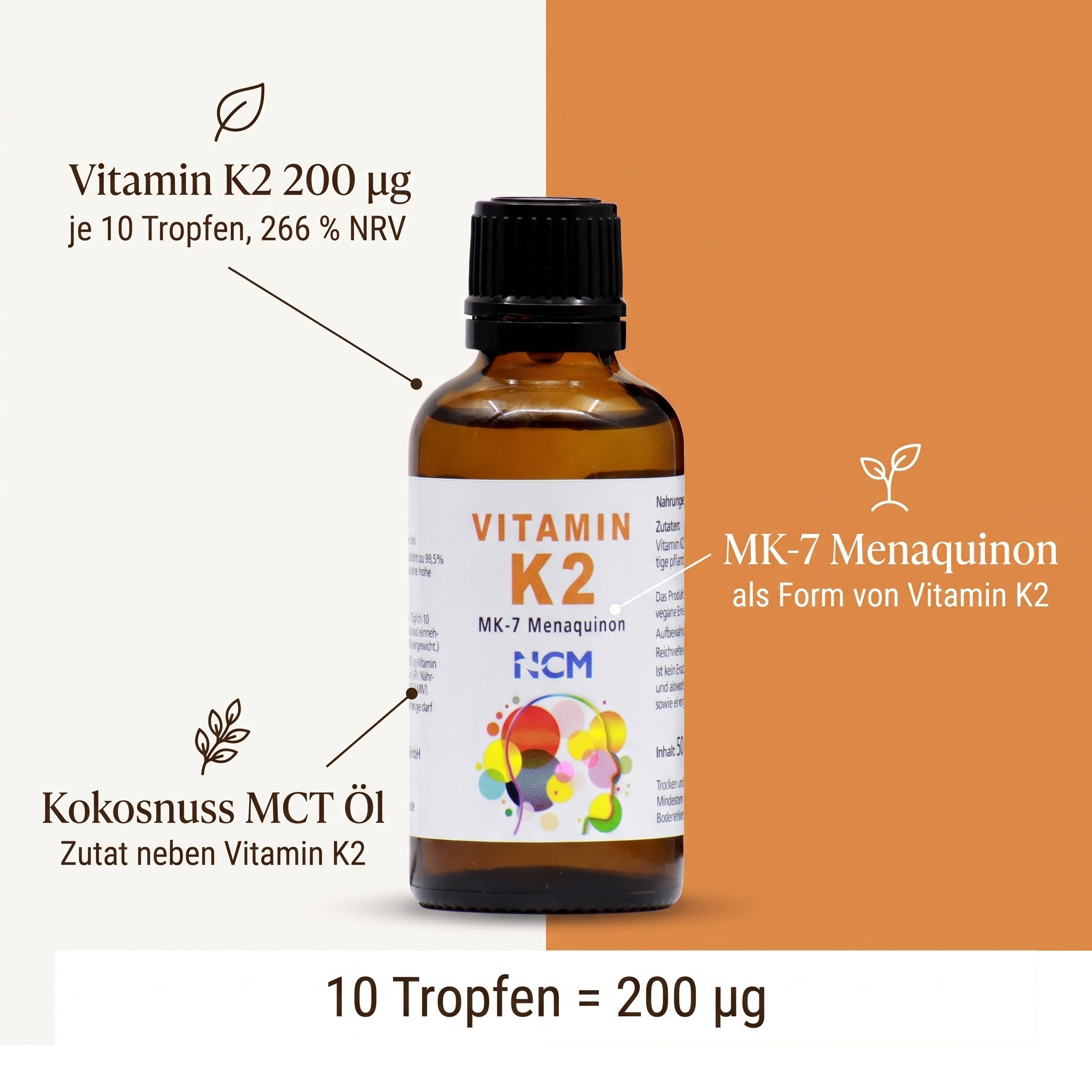 Vitamin K2 Menaquinon Tropfen