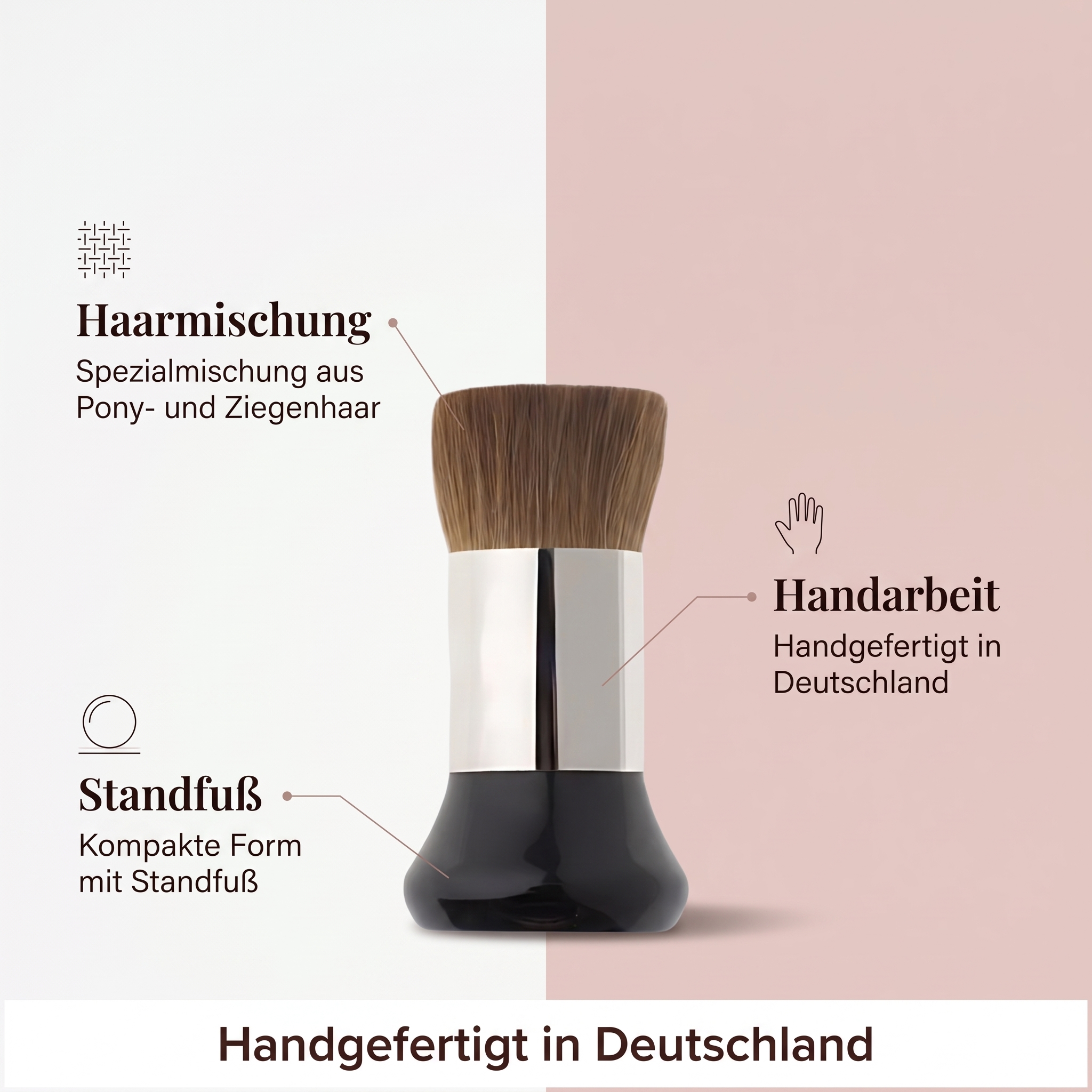 Taschenpinsel für Mineral Make-up-Puder