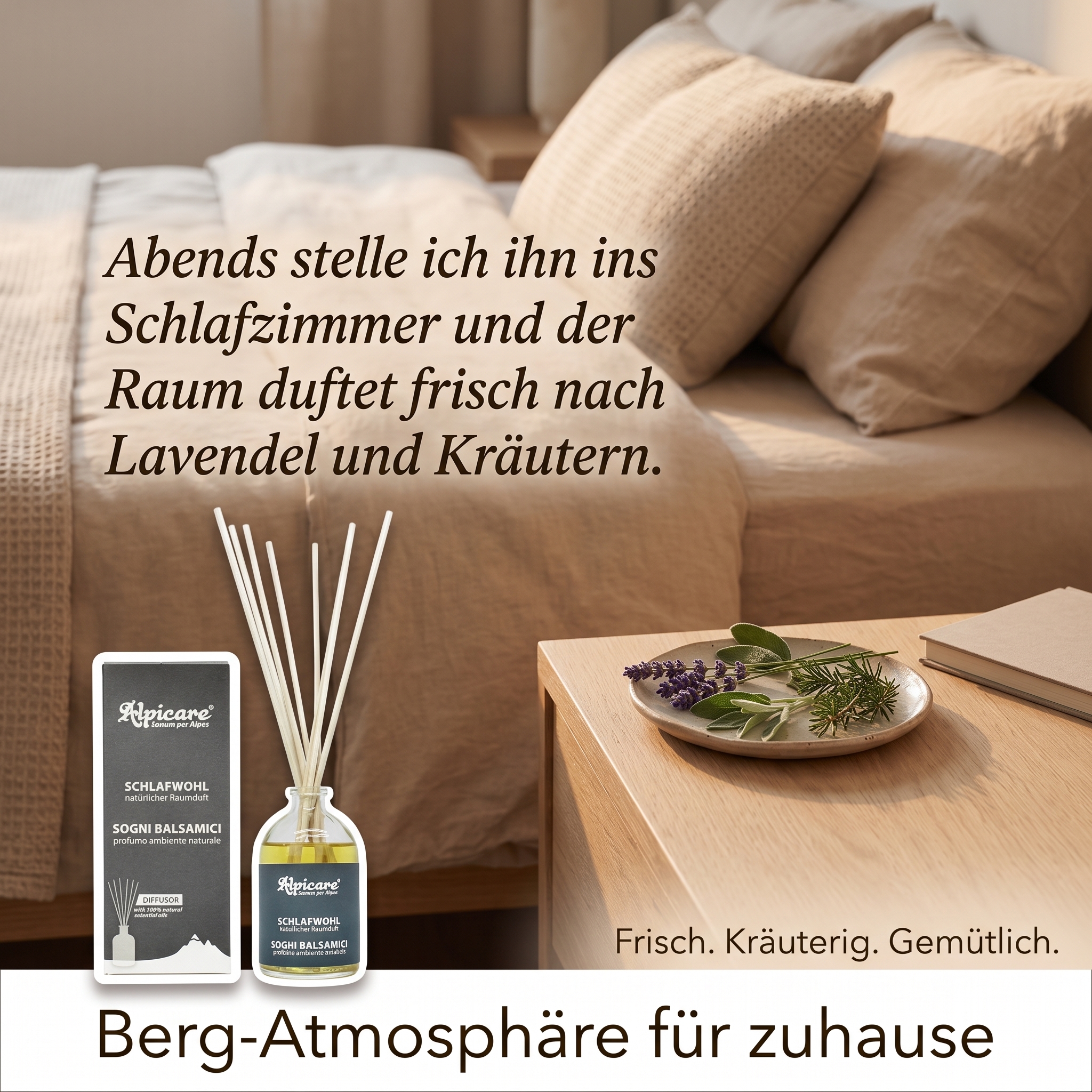 Raumduft Schlafwohl mit Stäbchen Alpicare Raumduft Schlafwohl mit Stäbchen Alpicare