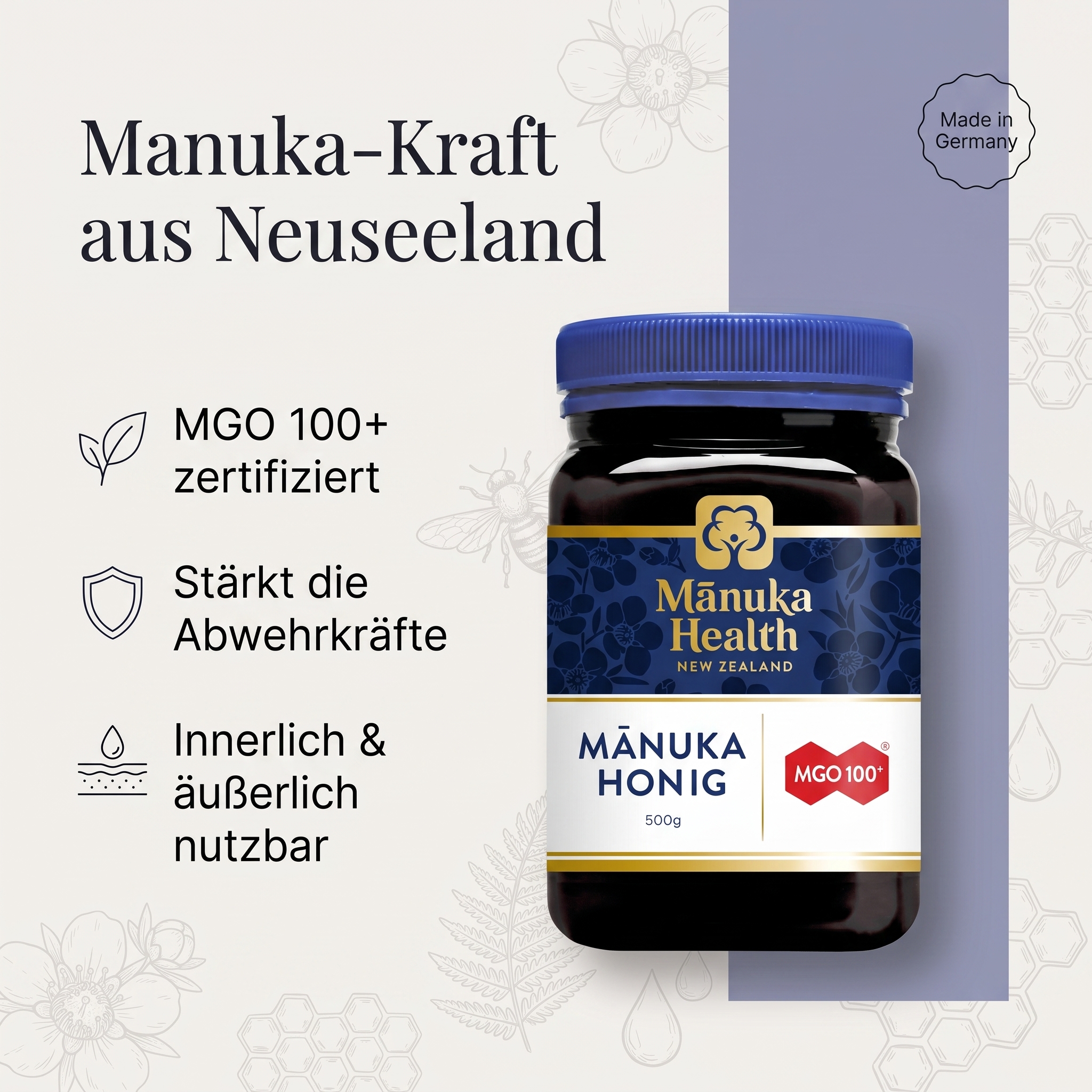 Manuka-Honig MGO(TM)100+