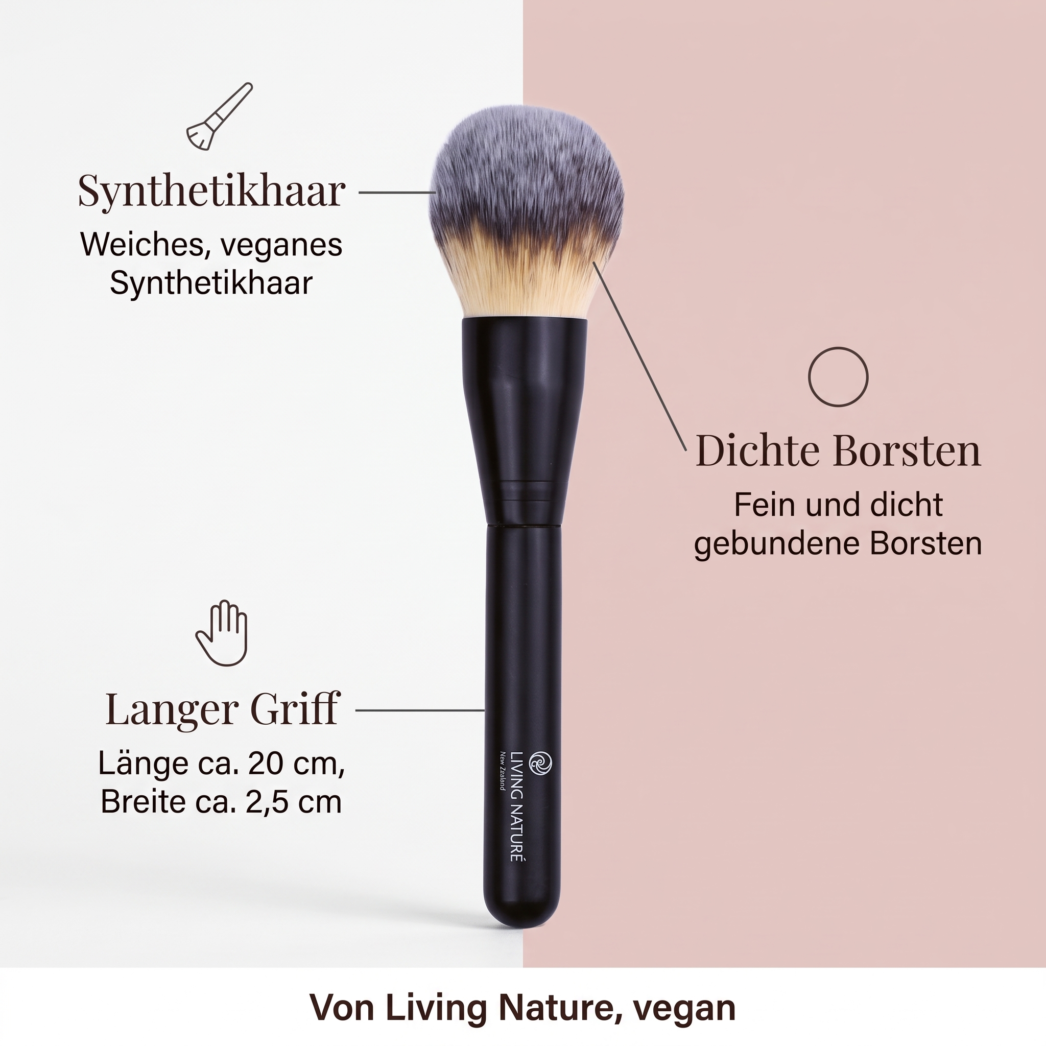 Puderpinsel LN Kabuki Brush Puderpinsel LN Kabuki Brush