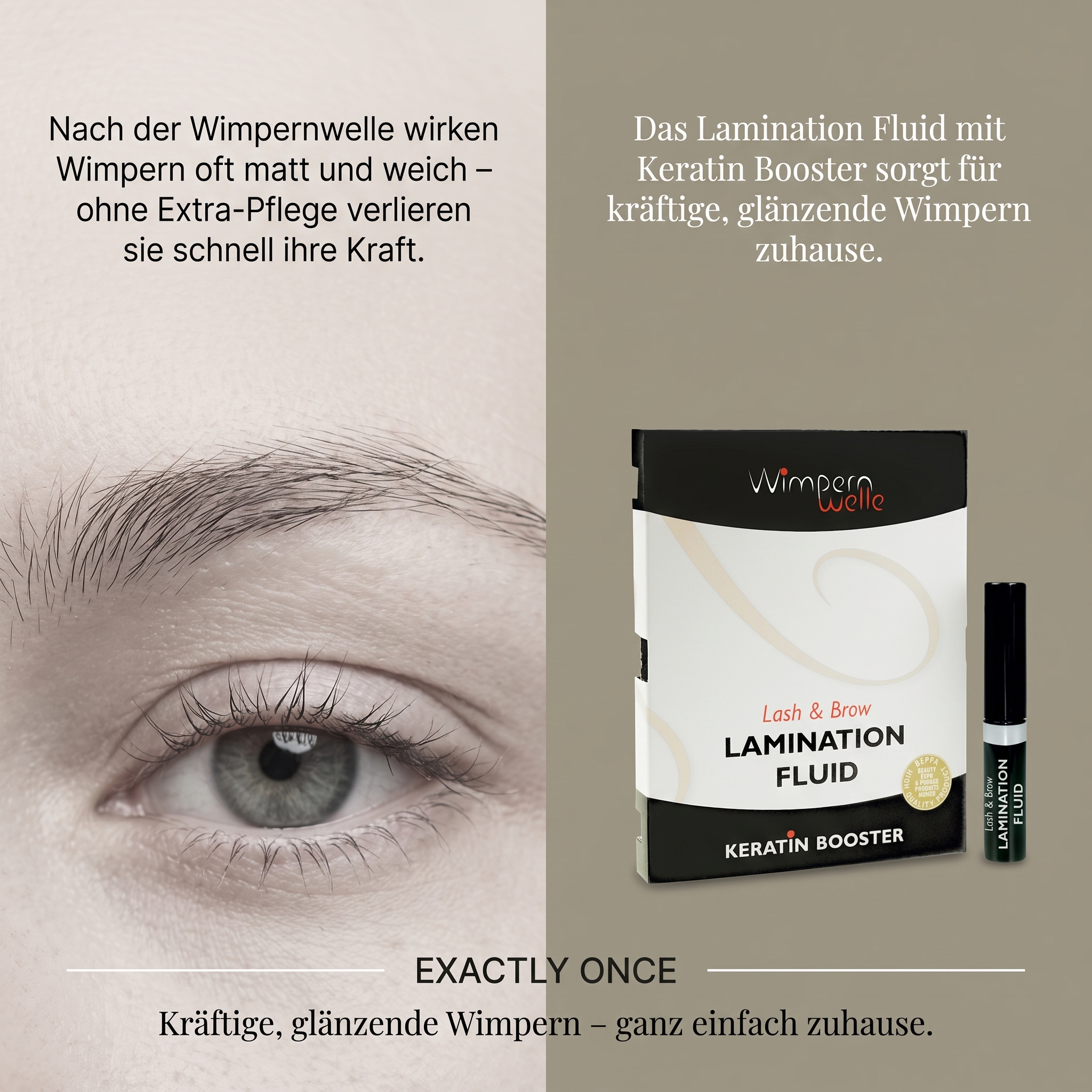 Lamination Fluid Lash&Brow home mit Applikator