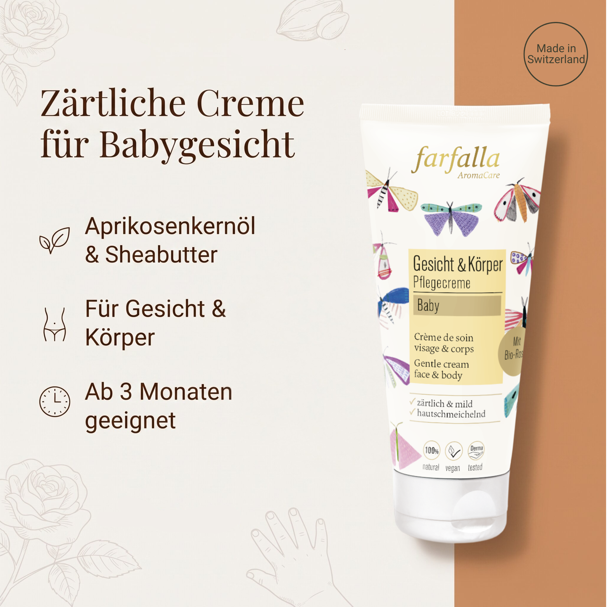 Baby Rose zärtliche Pflegecreme Gesicht & Körper Baby Rose zärtliche Pflegecreme Gesicht & Körper