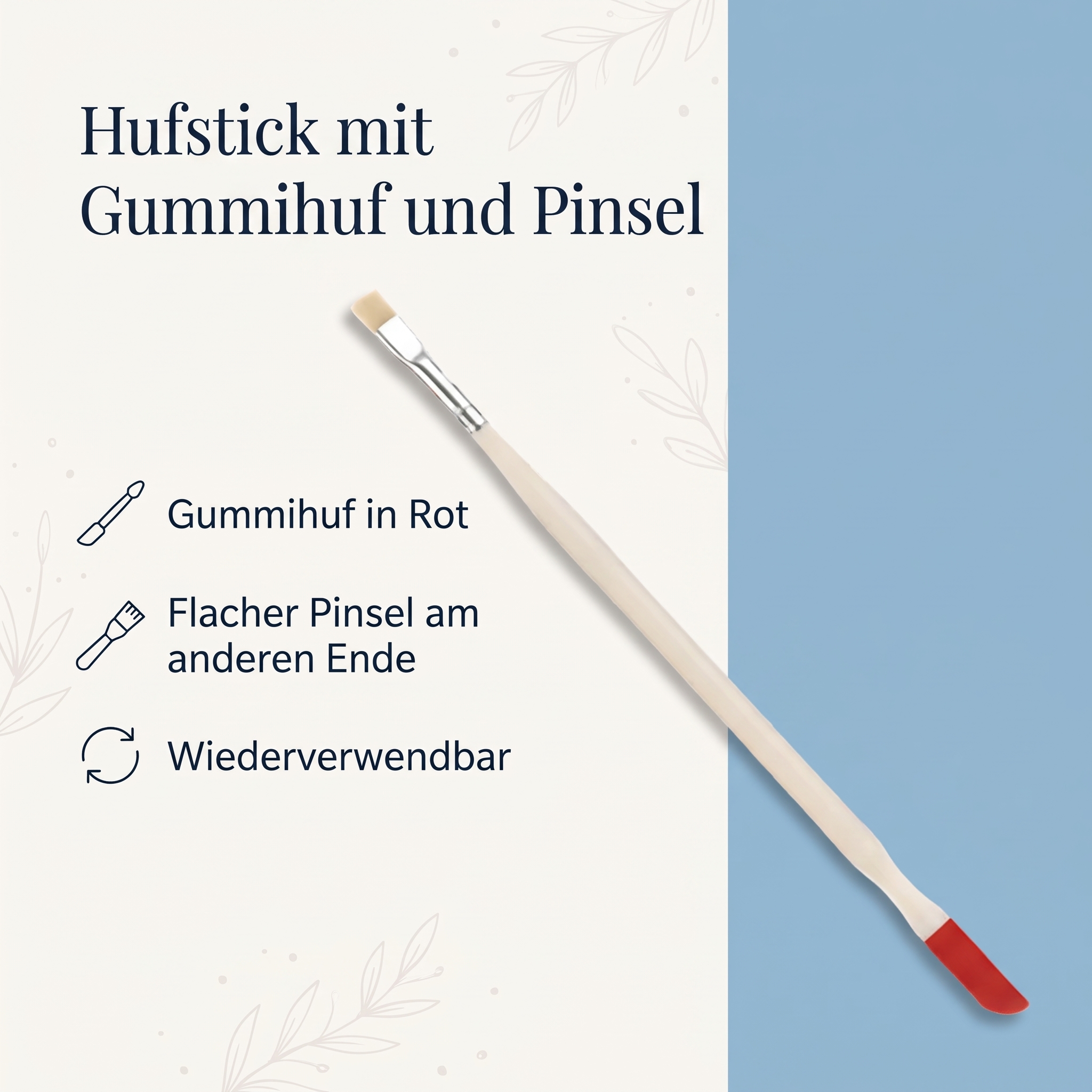 Hufstick mit Pinsel Hufstick mit Pinsel