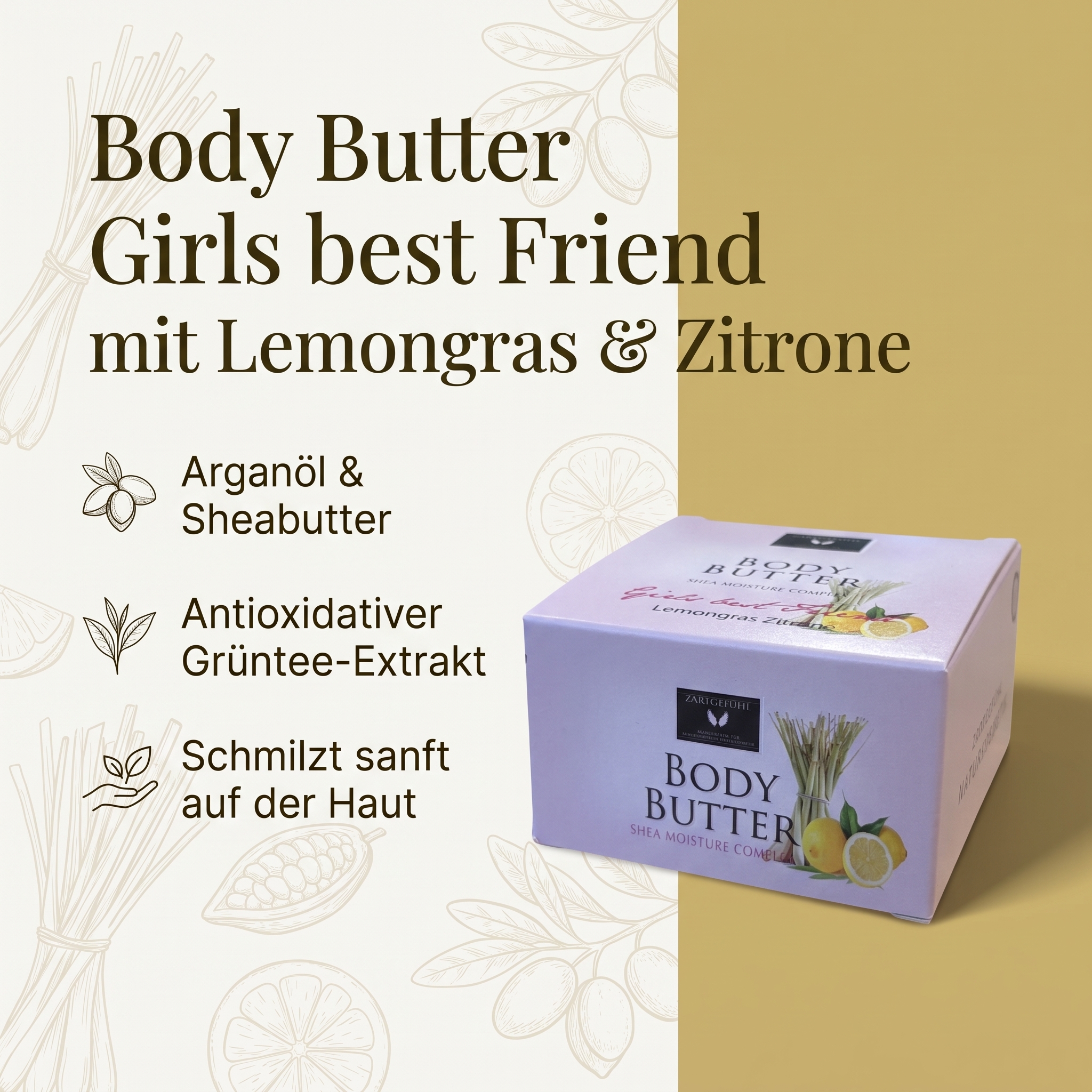 Body Butter Girls best Friend (Lemongras/Zitrone) Body Butter Girls best Friend (Lemongras/Zitrone)