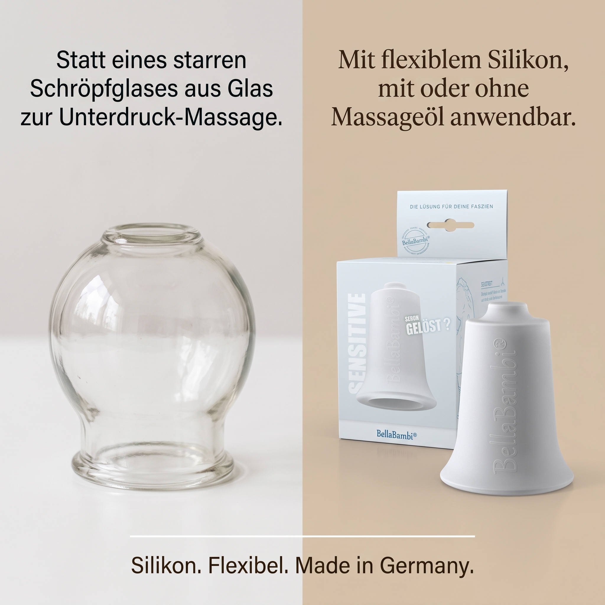 Bellabambi maxi SENSITIVE/weiß D=47mm+ Bellabambi maxi SENSITIVE/weiß D=47mm+