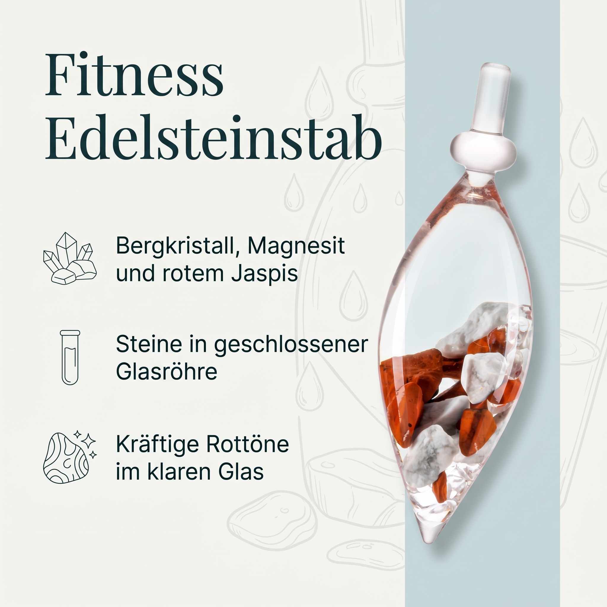Fitness Edelsteinstab