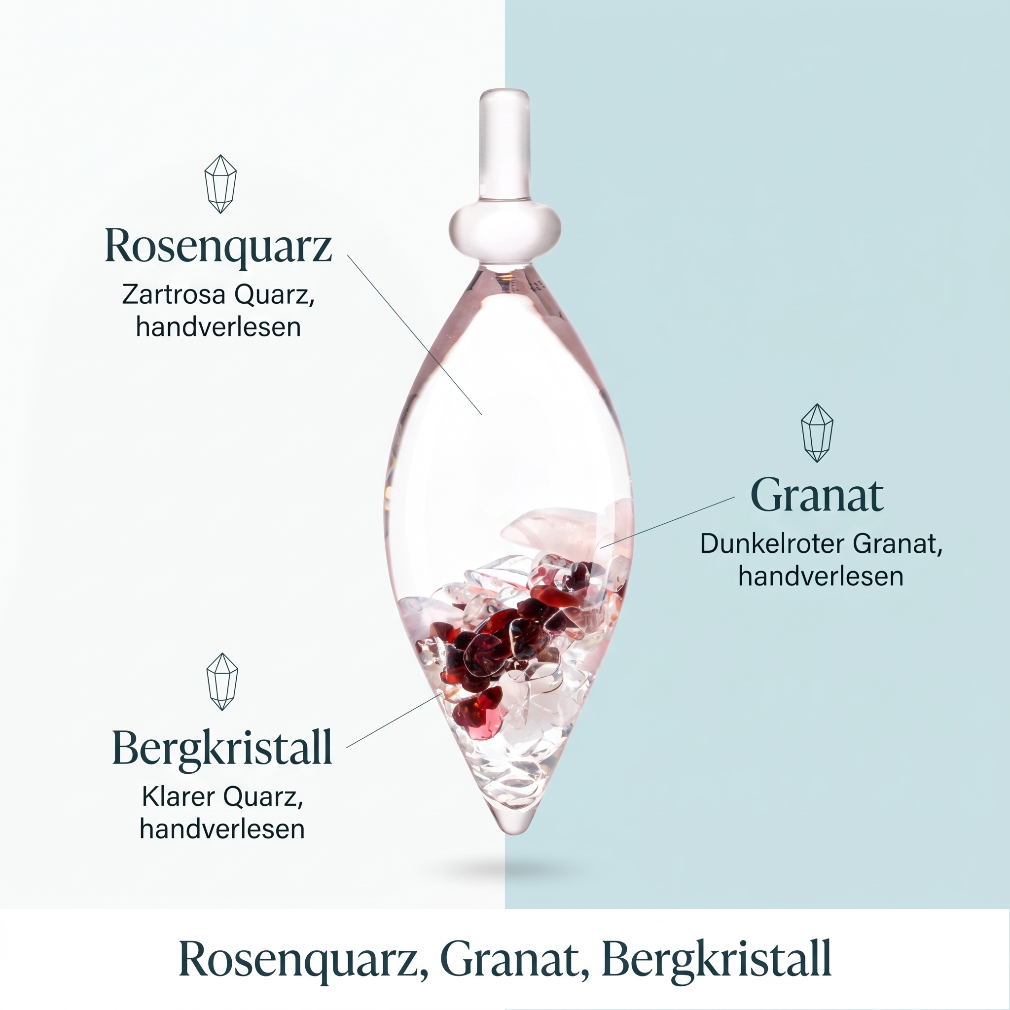 Love Edelsteinstab 