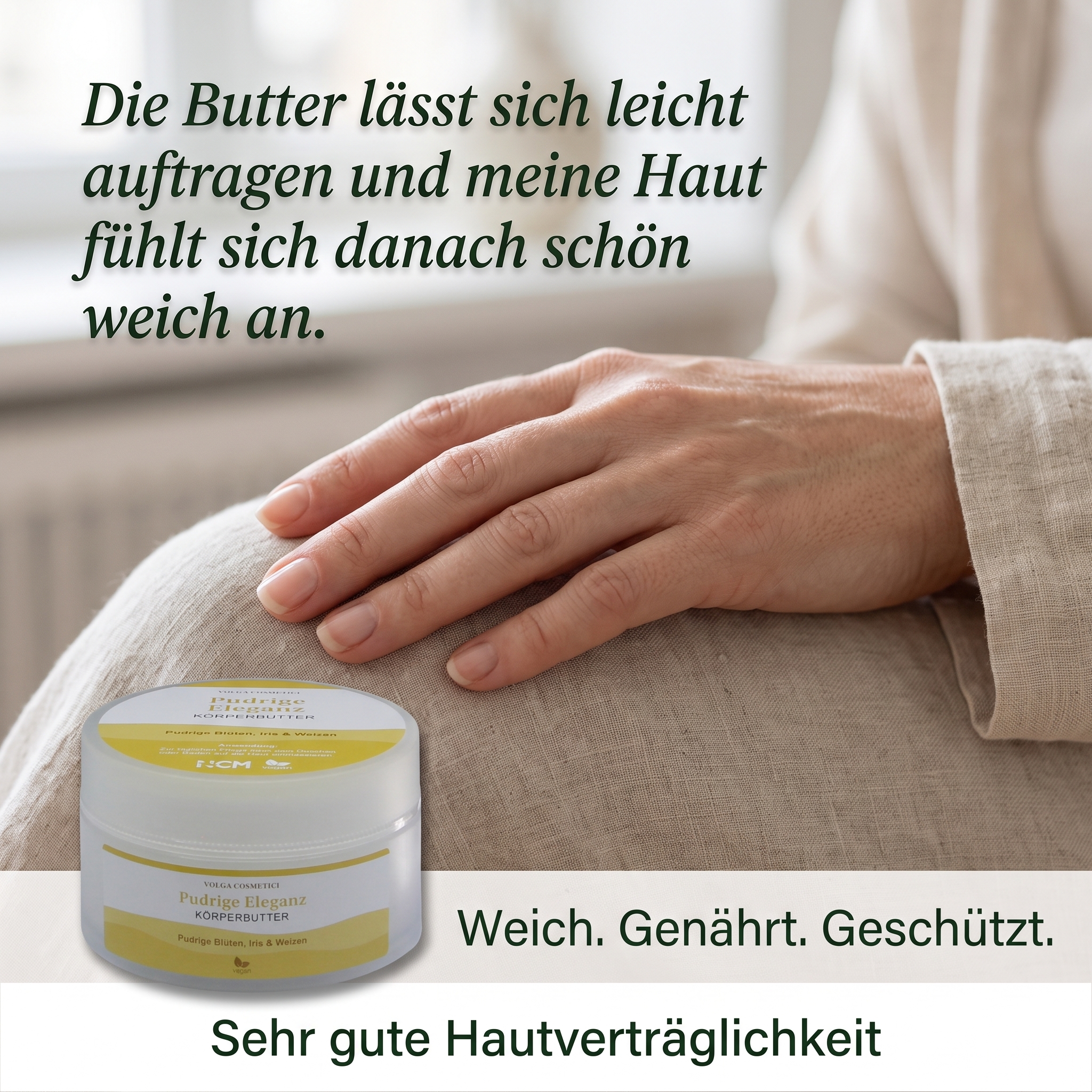 Körperbutter pudrige Eleganz Körperbutter pudrige Eleganz