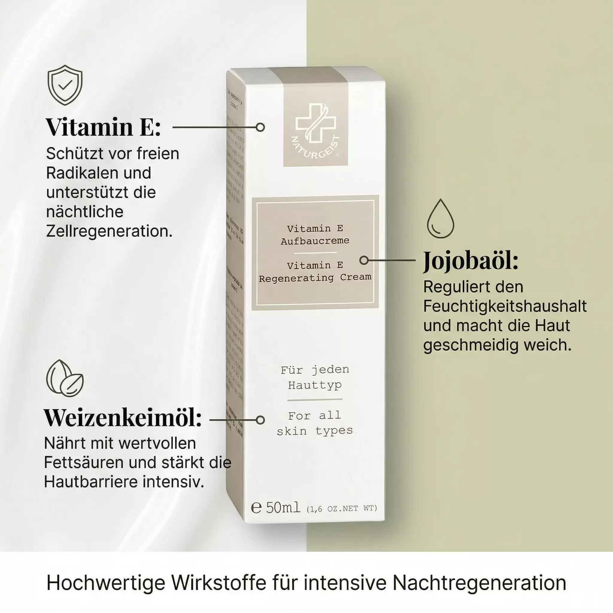Vitamin-E-Aufbaucreme