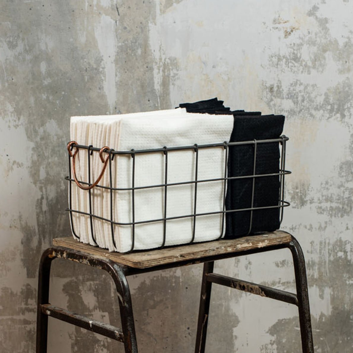 Waffelhandtücher klein schwarz (Small Towels black) Waffelhandtücher klein schwarz (Small Towels black)