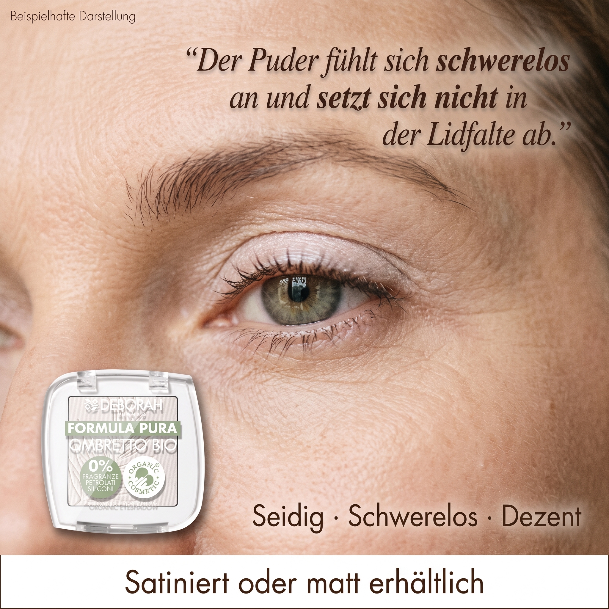 Lidschatten/Eyeshadow Bio No. 01 White Lidschatten/Eyeshadow Bio No. 01 White