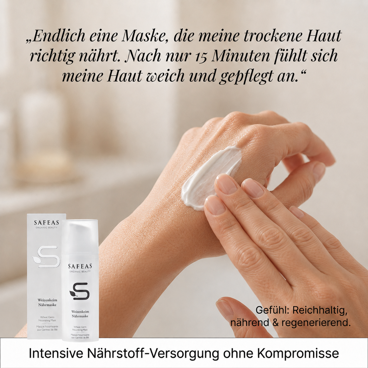 Weizenkeim Nährmaske Weizenkeim Nährmaske