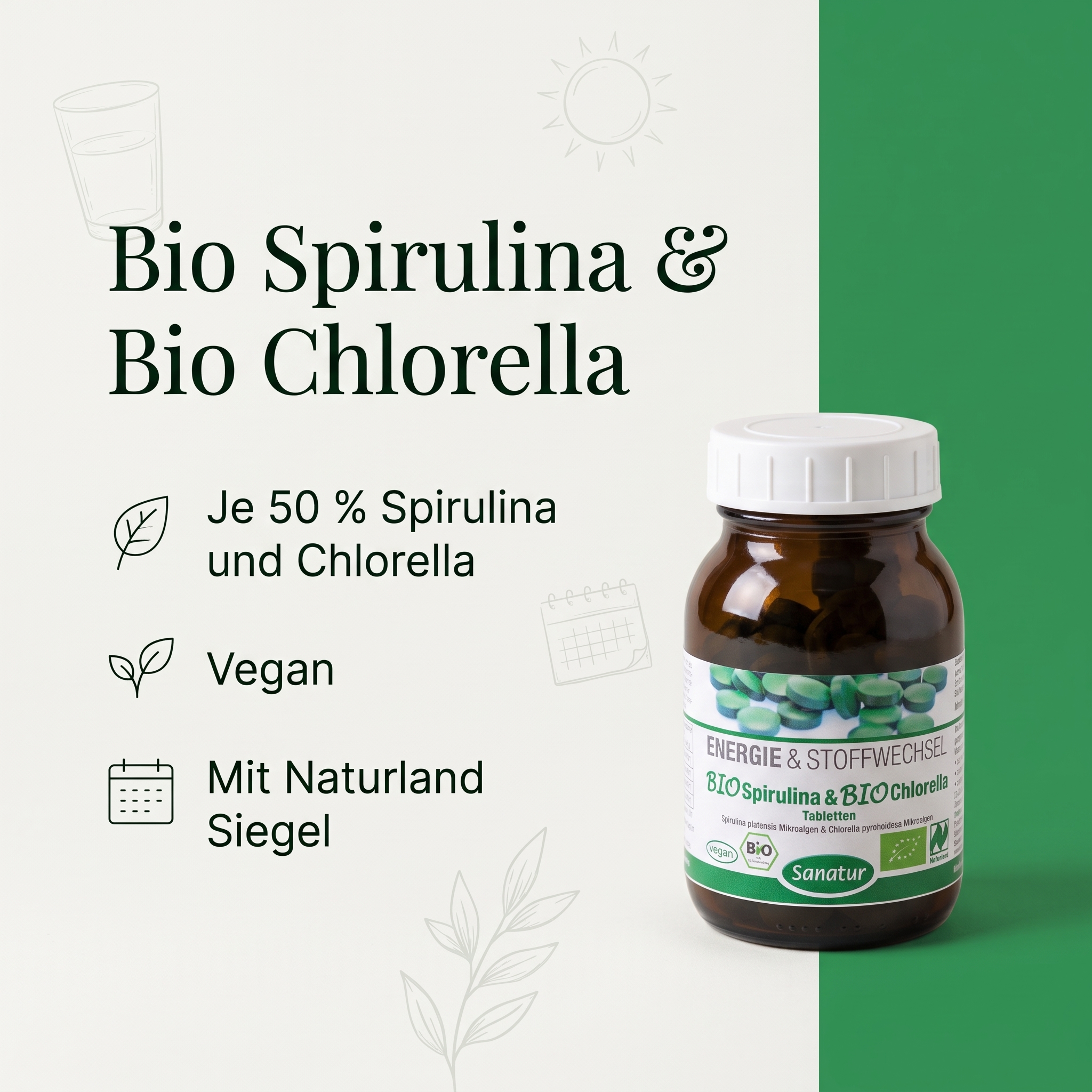 BIO Spirulina & Chlorella