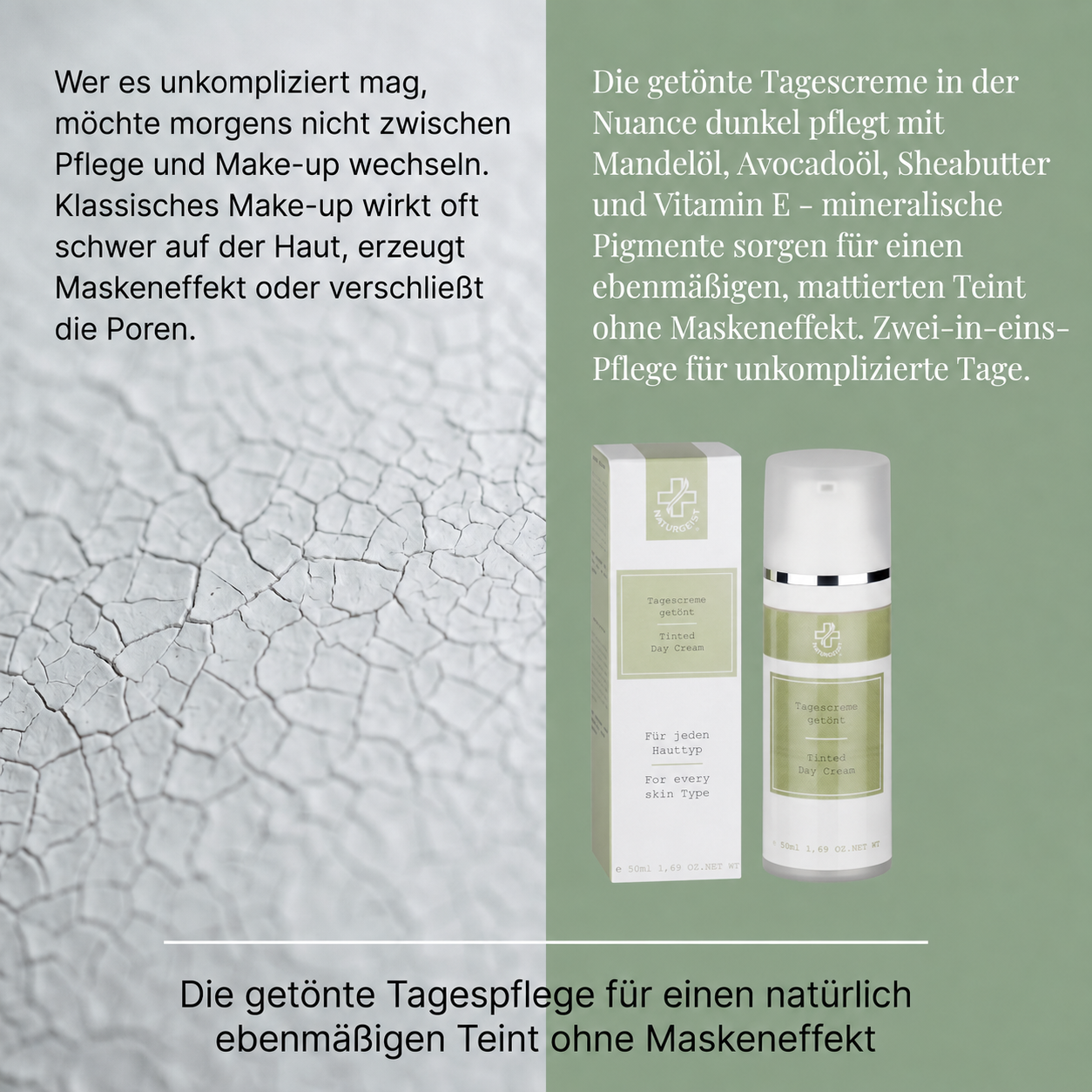 Tagescreme getönt dunkel