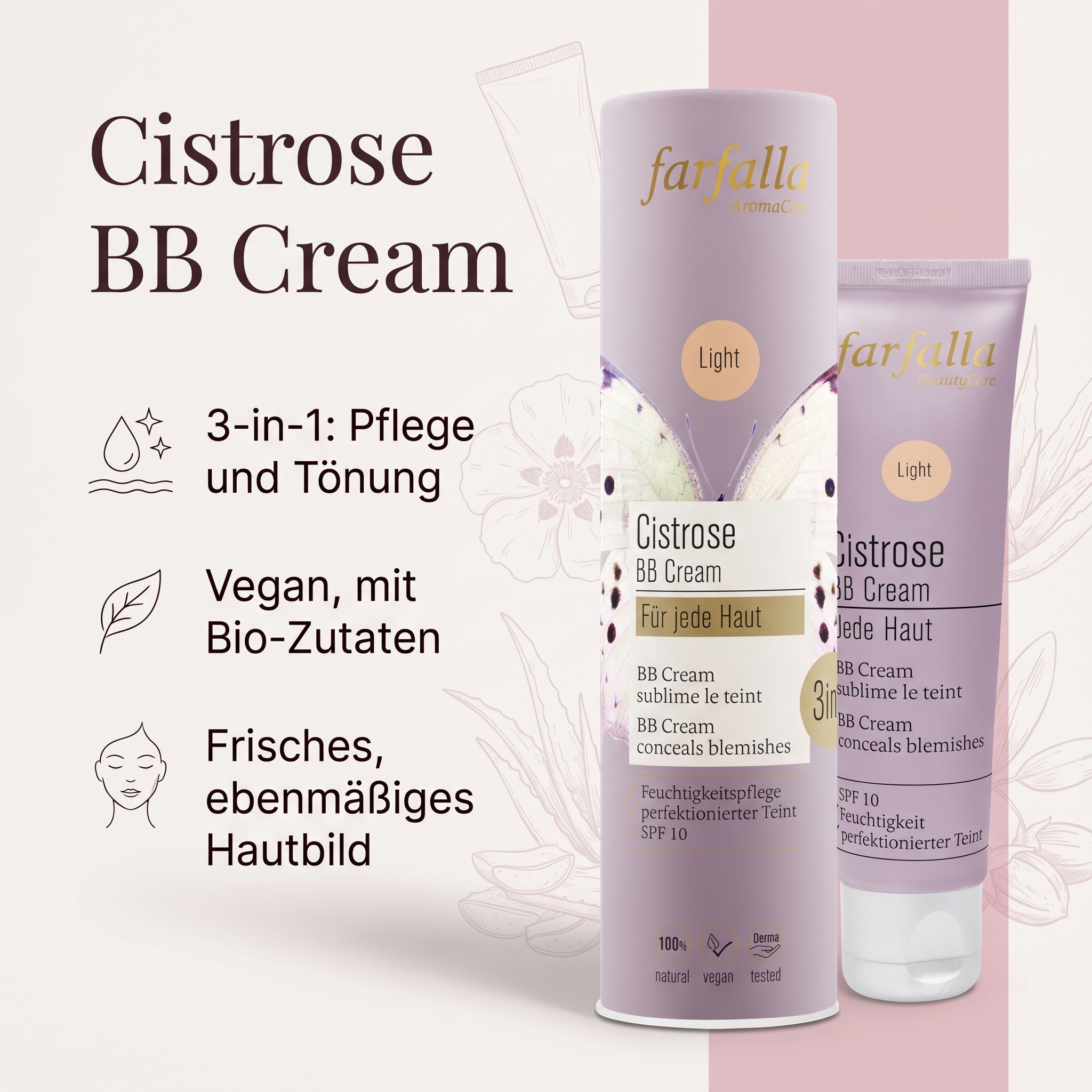 Cistrose für jede Haut BB Cream light