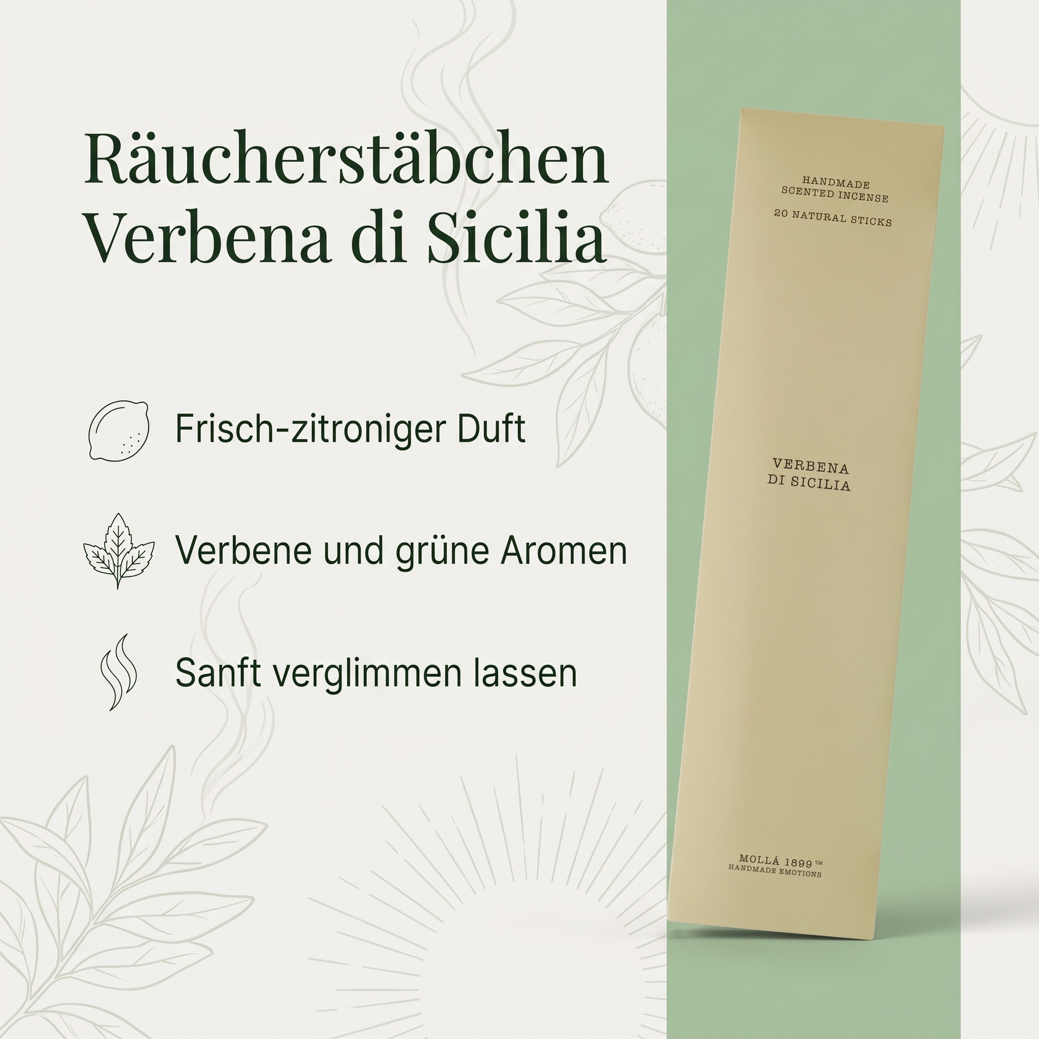 Räucherstäbchen Verbena di Sicilia