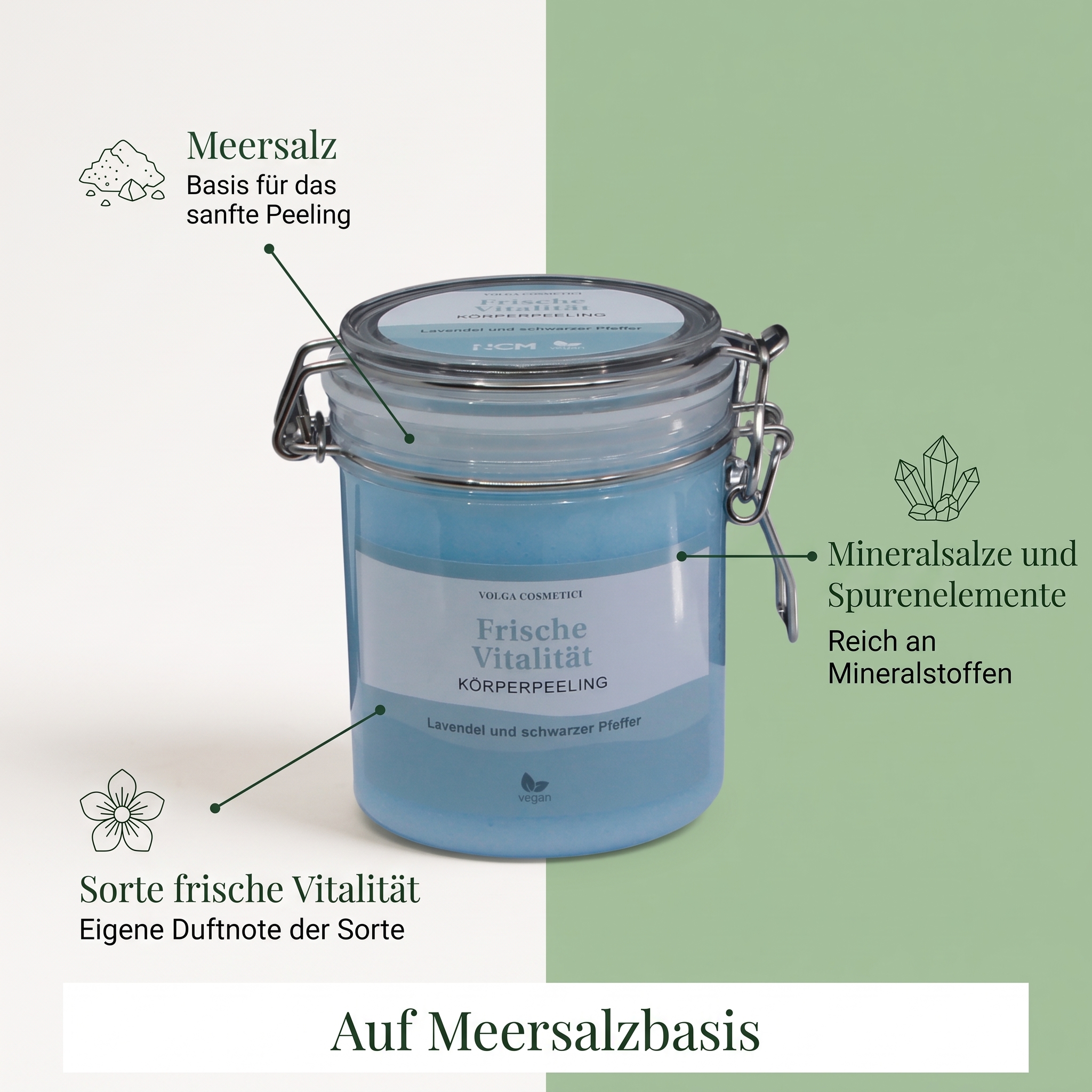 Körperpeeling frische Vitalität