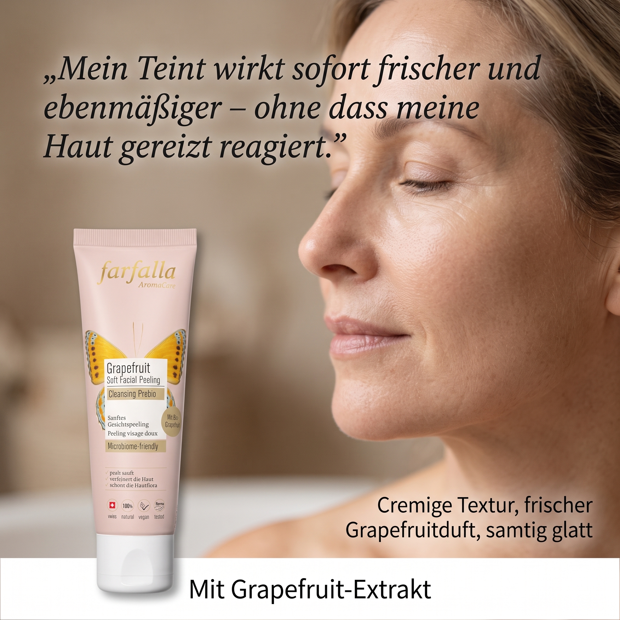 Grapefruit Gesichtspeeling – Cleansing Prebio