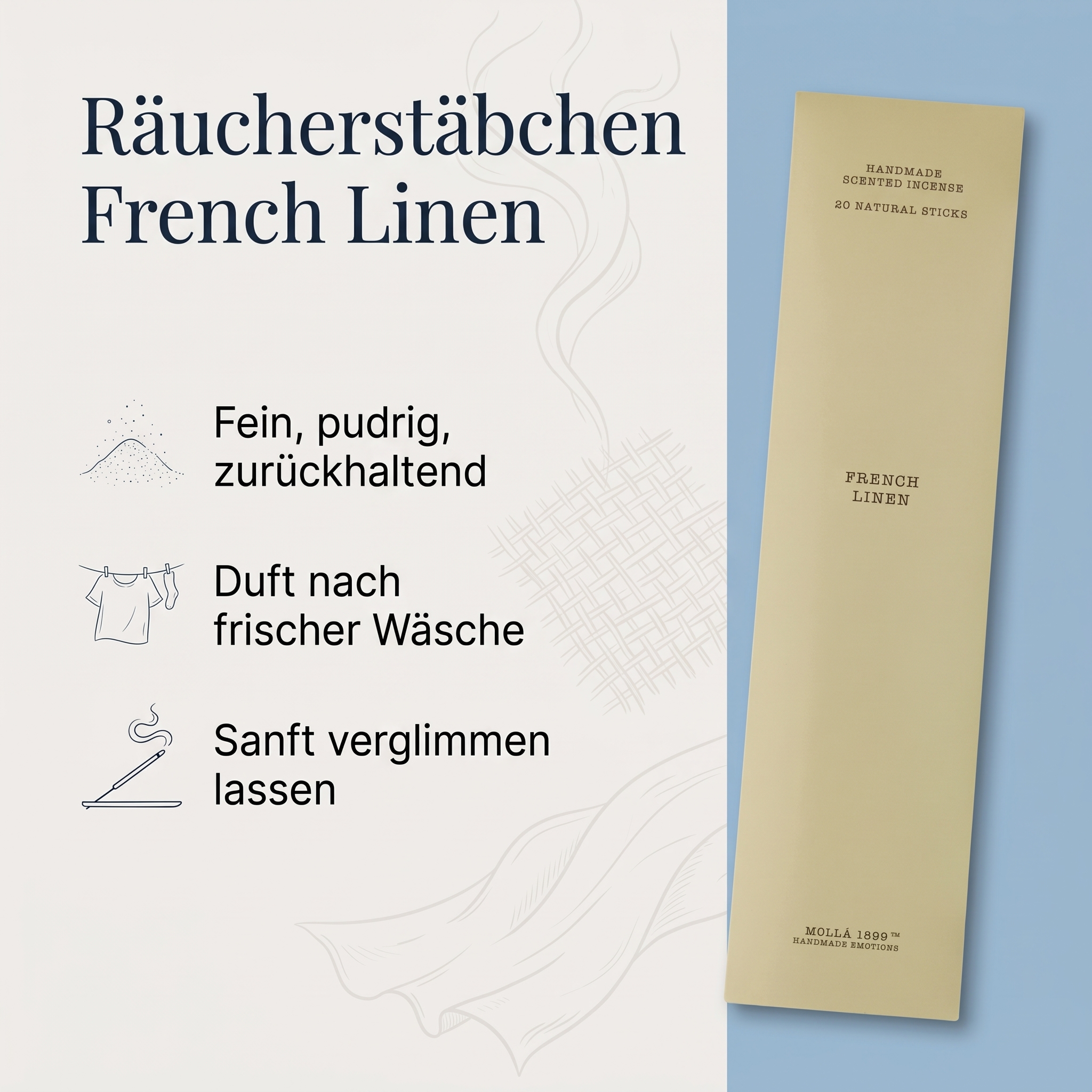 Räucherstäbchen French Linen