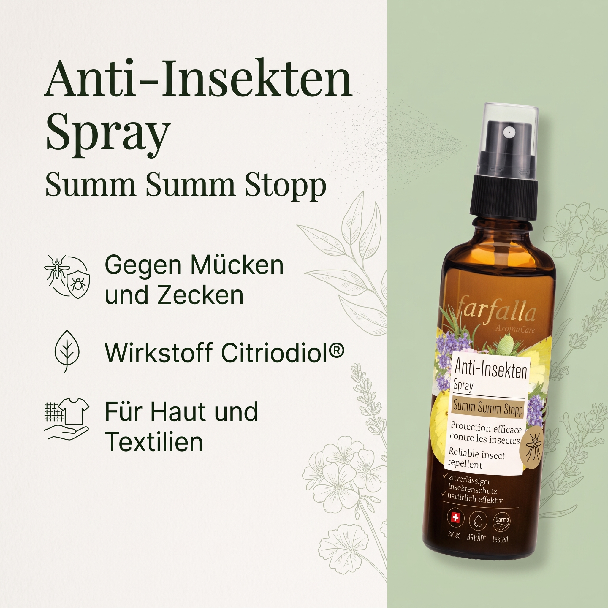 Mückenschutz Anti-Insekten Spray Summ Summ Stopp Mückenschutz Anti-Insekten Spray Summ Summ Stopp