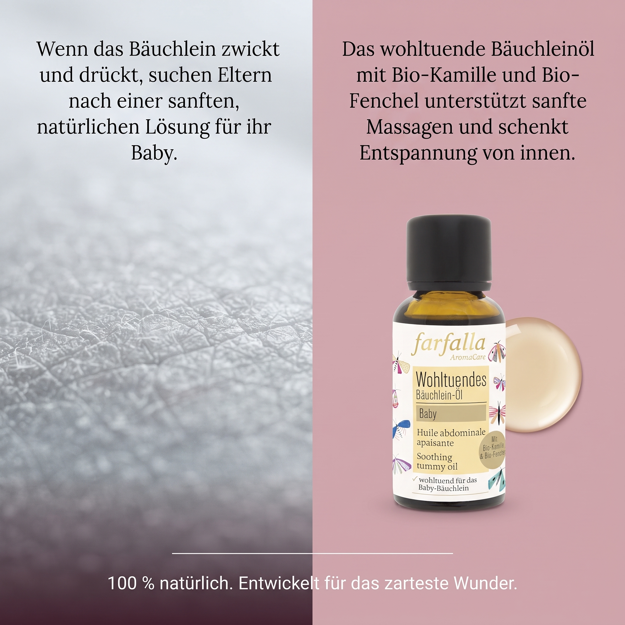 Baby Fenchel Kamille Wohltuendes Bäuchleinöl
