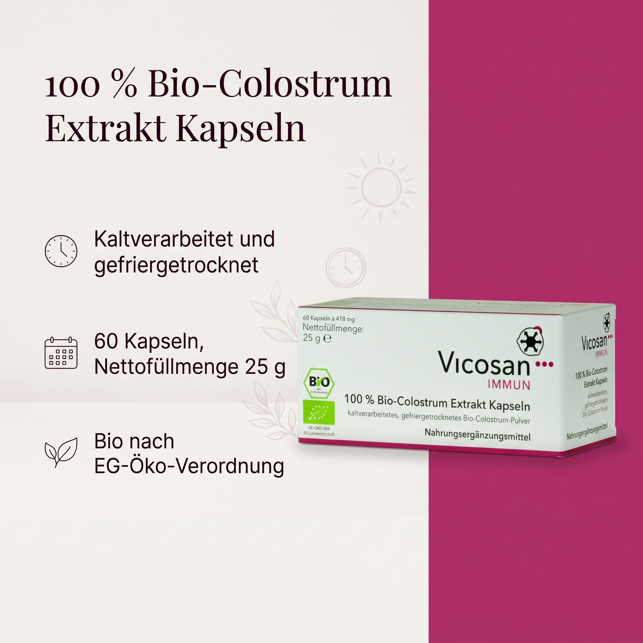 BIO 100 % - Colostrum Immun VICOSAN