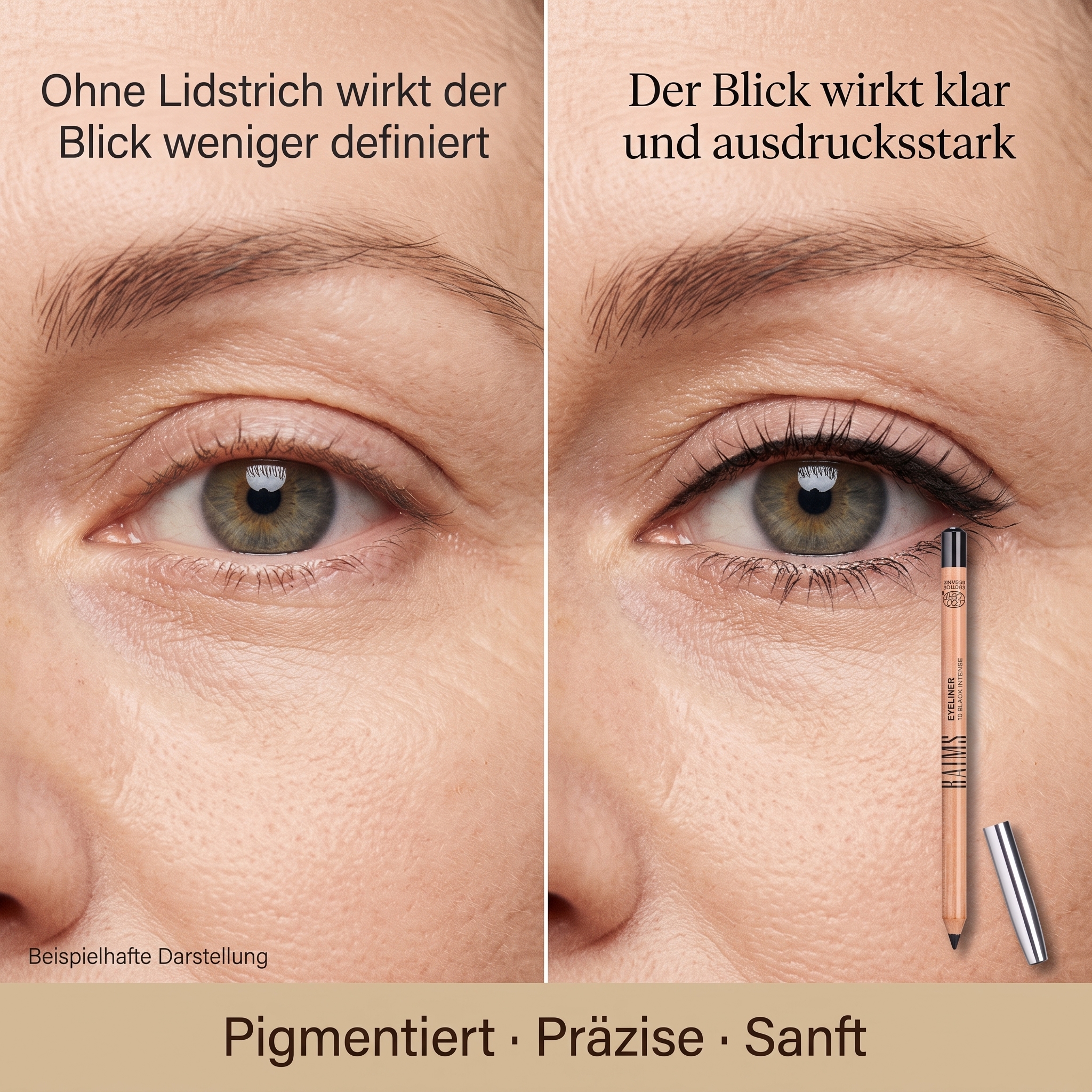 Eyeliner Kajal-Stift schwarz (Black Intense) Eyeliner Kajal-Stift schwarz (Black Intense)