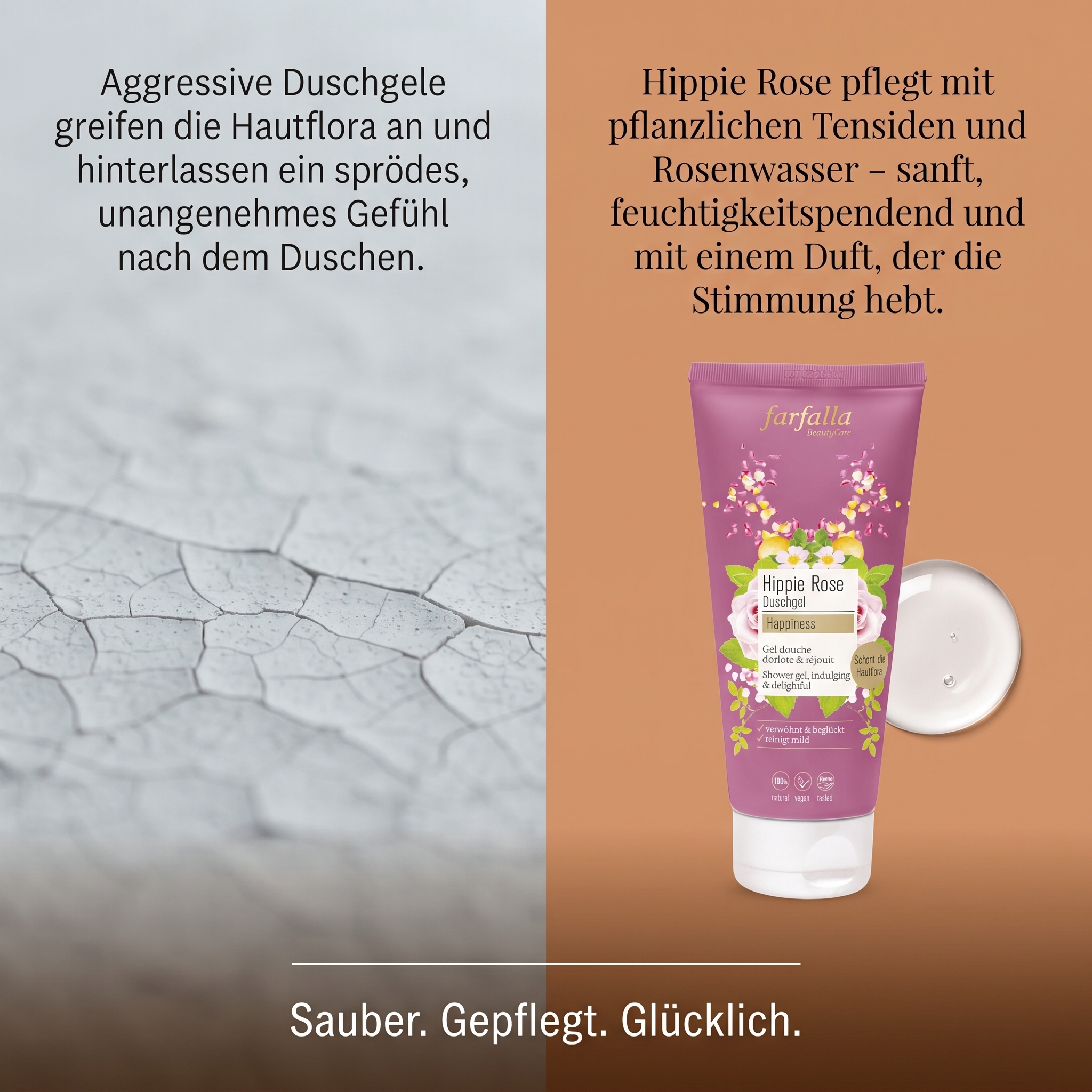 Hippie Rose Happiness Duschgel Hippie Rose Happiness Duschgel