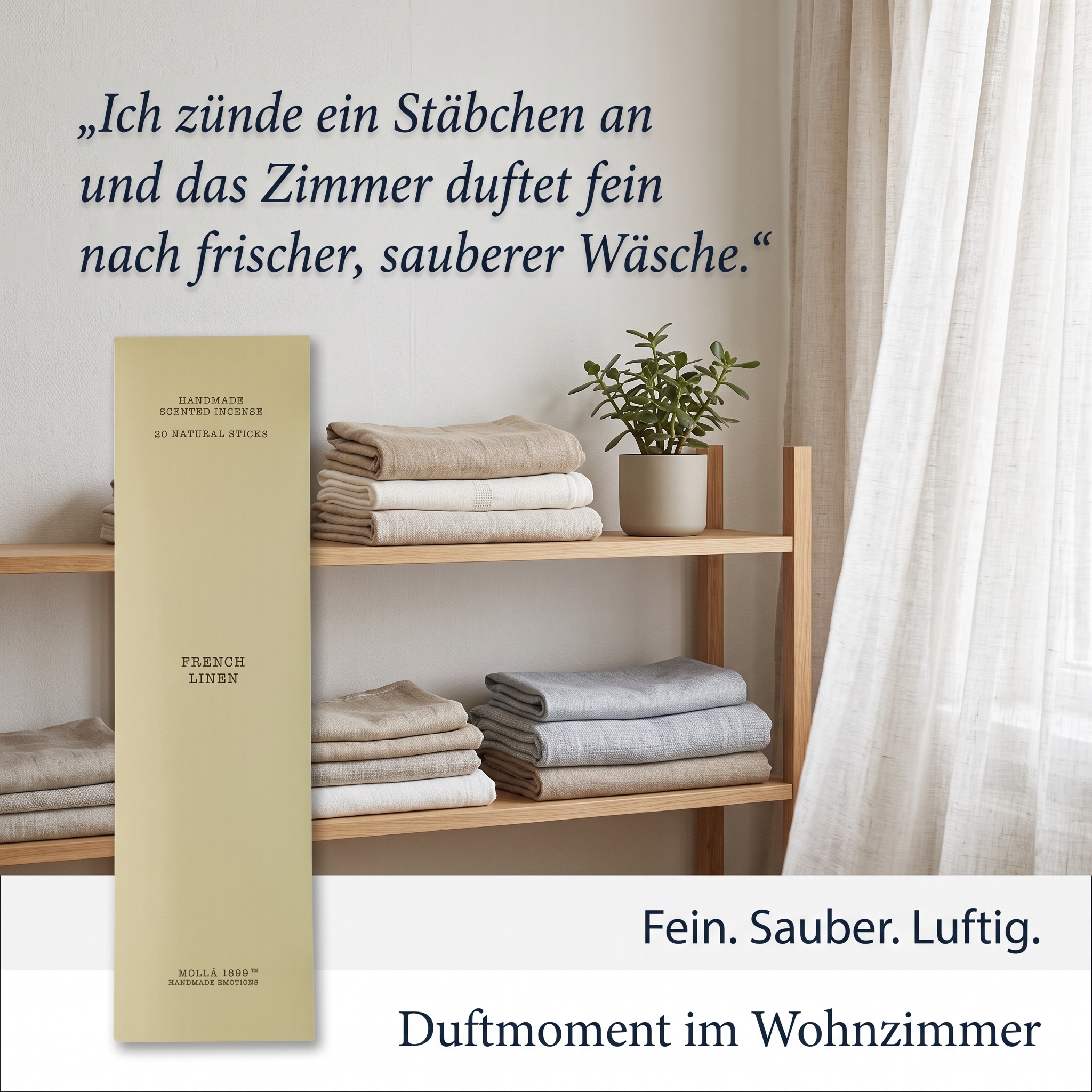 Räucherstäbchen French Linen