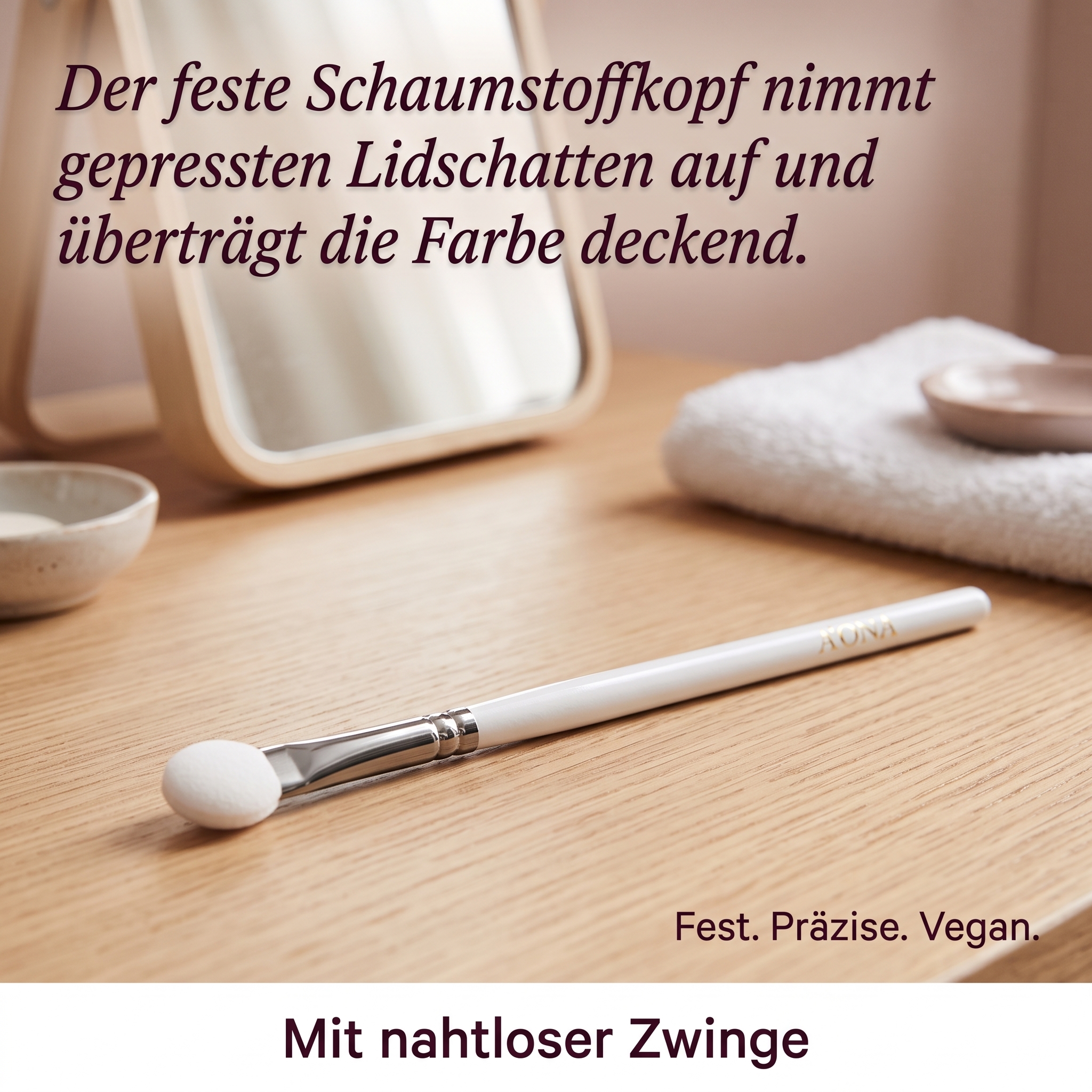 Lidschattenapplikator aus Schaumstoff Lidschattenapplikator aus Schaumstoff