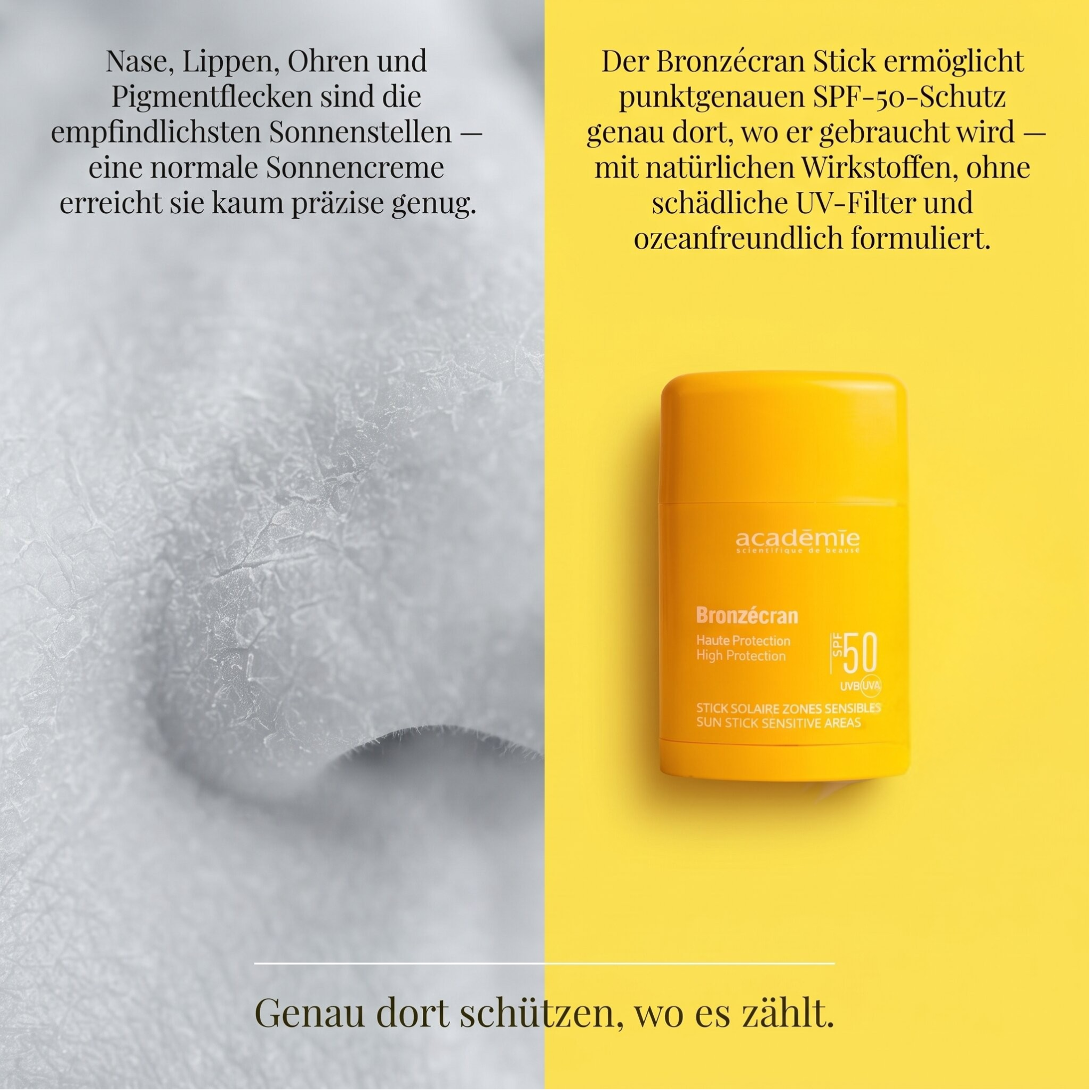 Bronzécran Sonnenschutzstick für empfindliche Bereiche SPF 50 Bronzécran Sonnenschutzstick für empfindliche Bereiche SPF 50