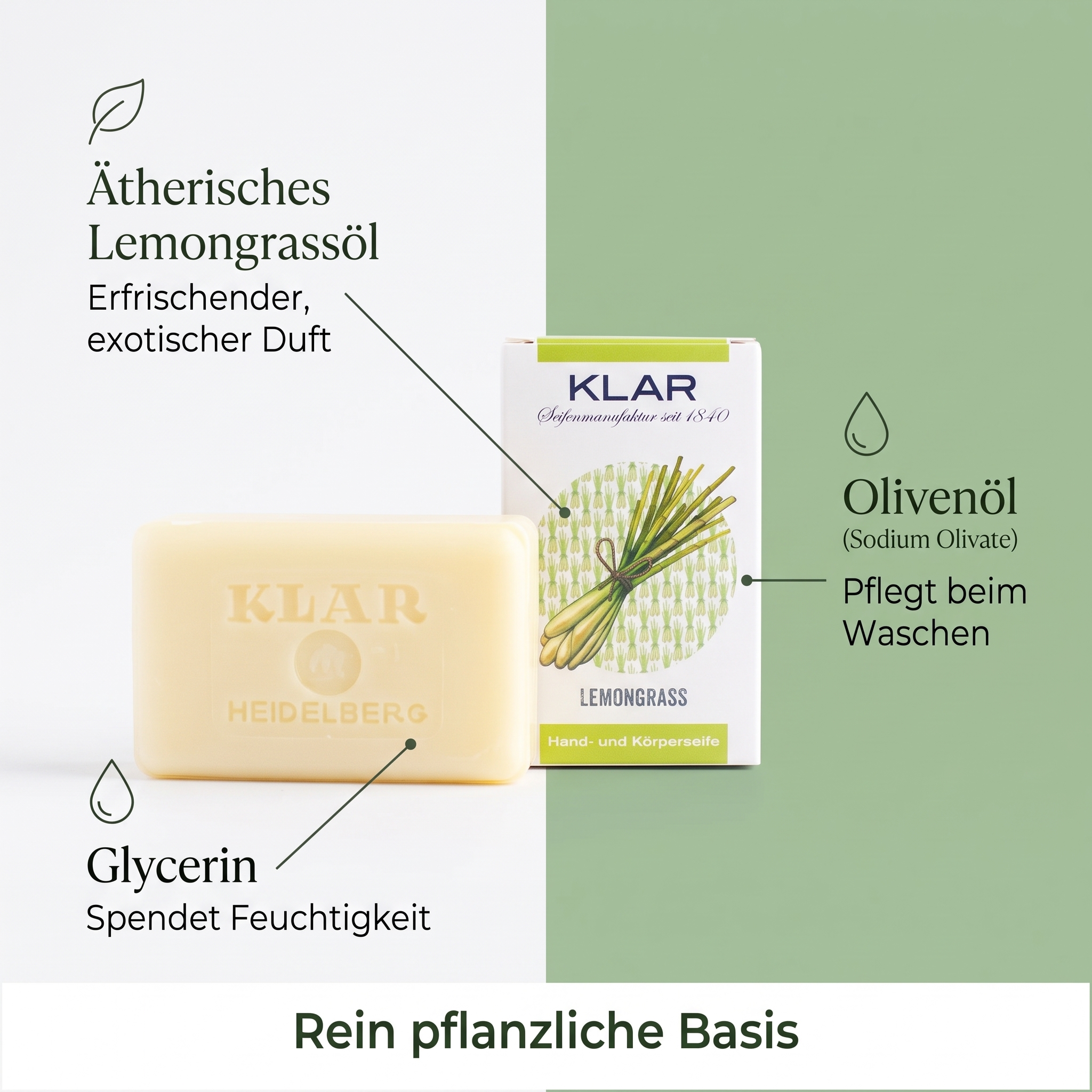 Klar´s Lemongrasseife 