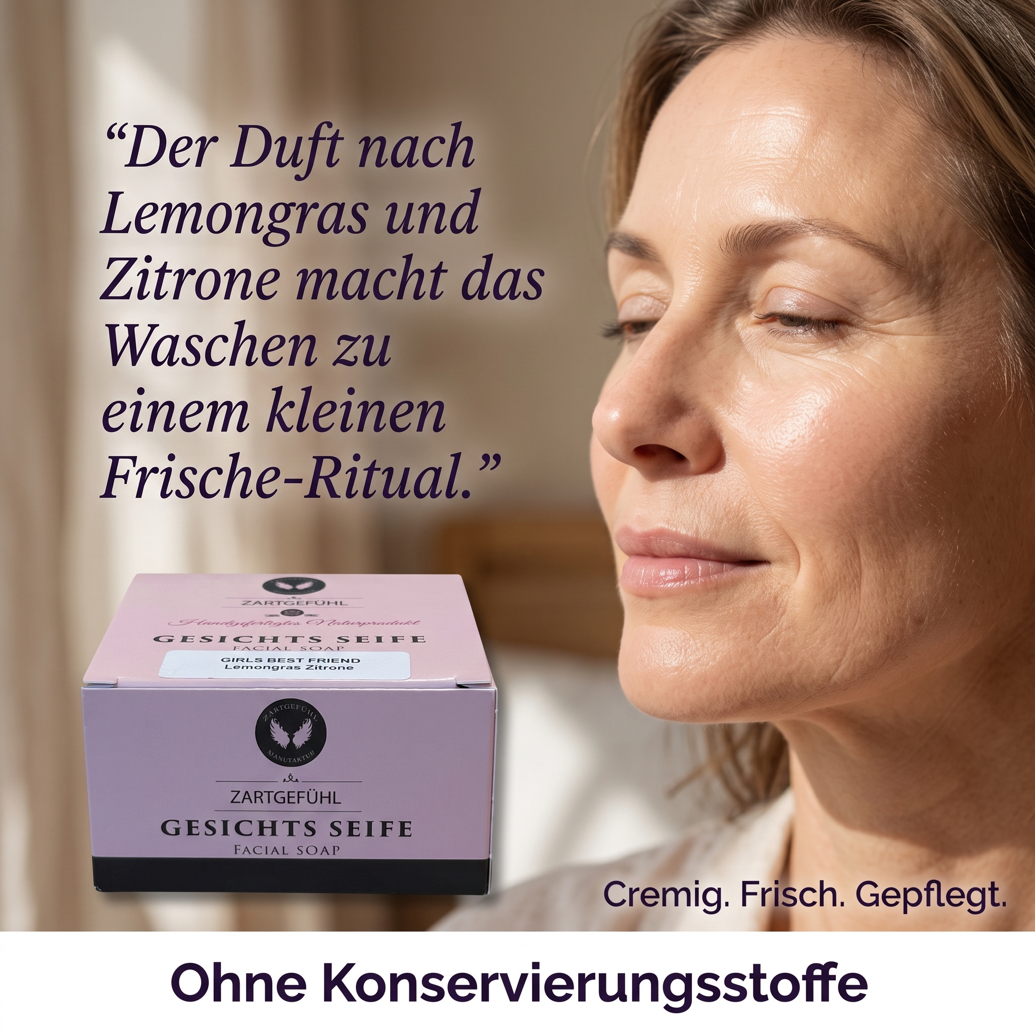 Gesichtsseife Girls best Friend (Lemongras/Zitrone)