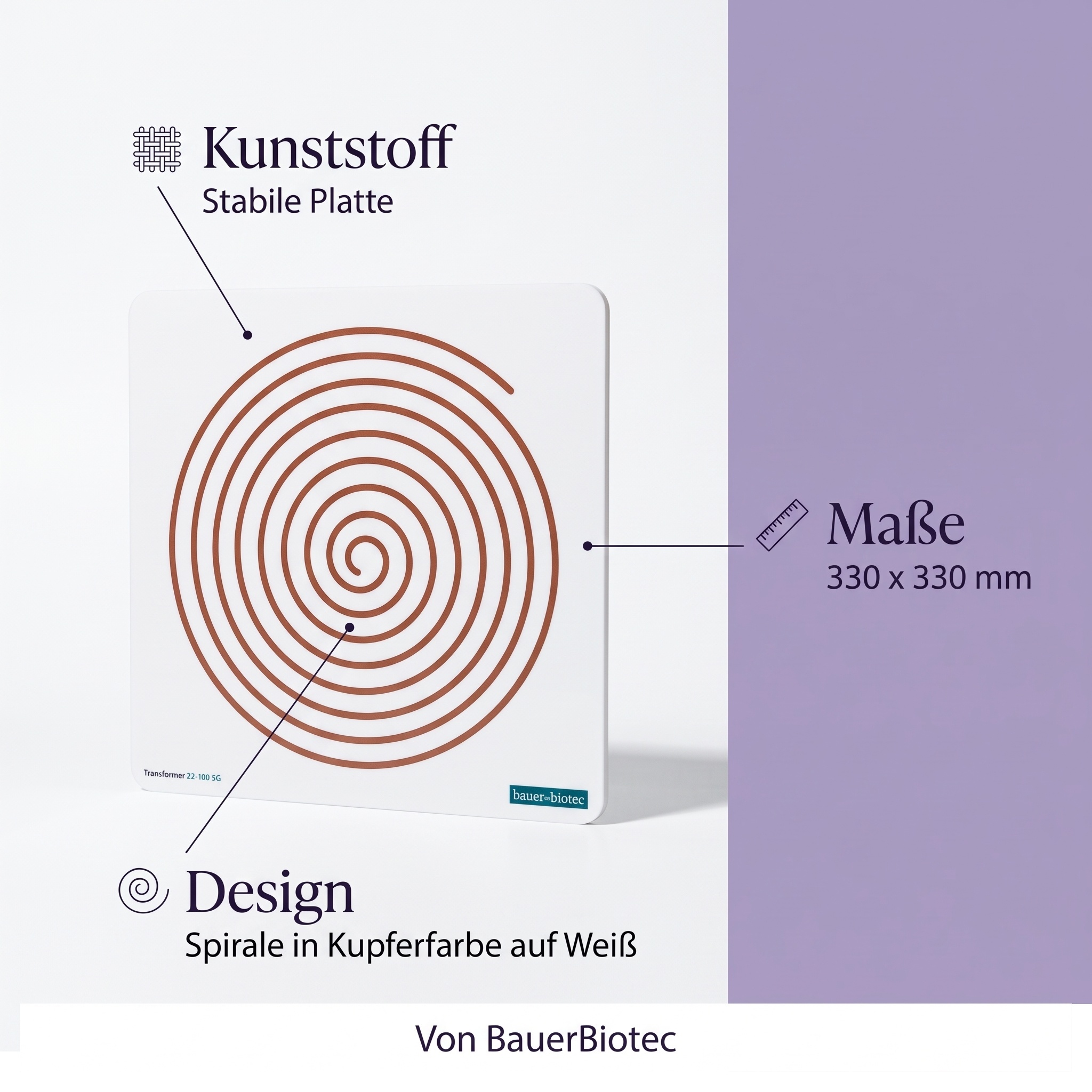 Transformer 22-100-5G Protector-Schild Kunststoff-Platte 330x330mm