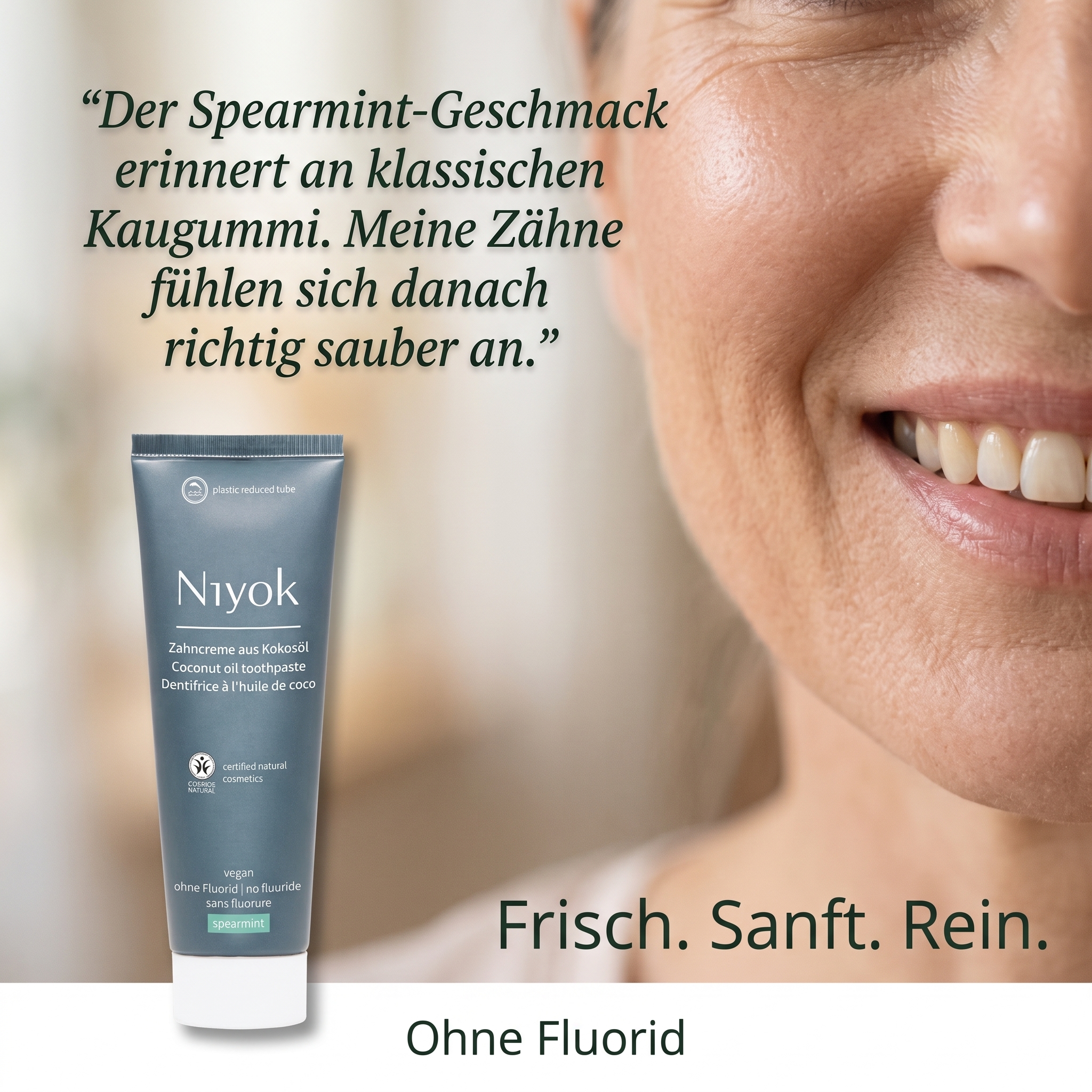 Zahncreme aus Kokosöl - Spearmint 