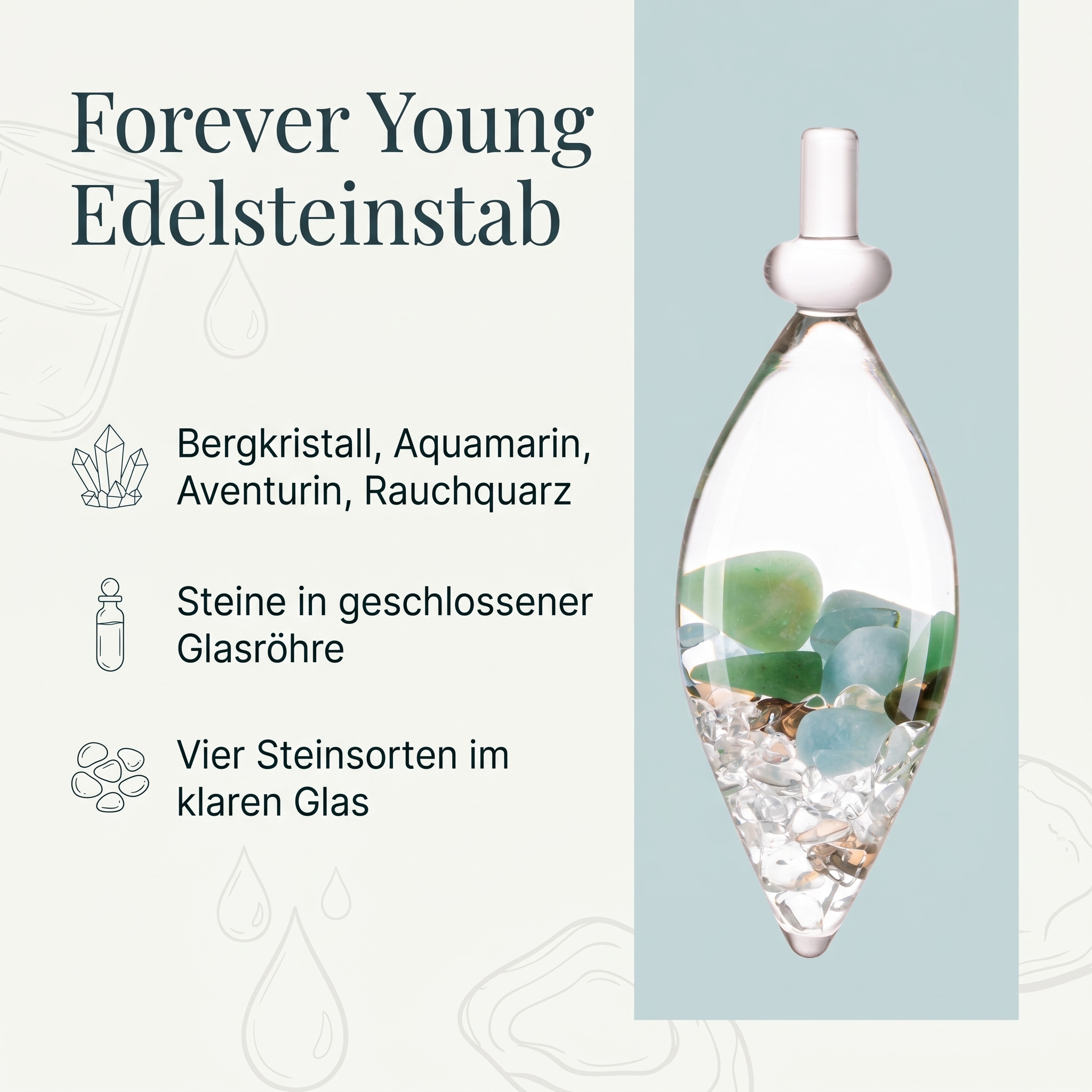Forever Young Edelsteinstab