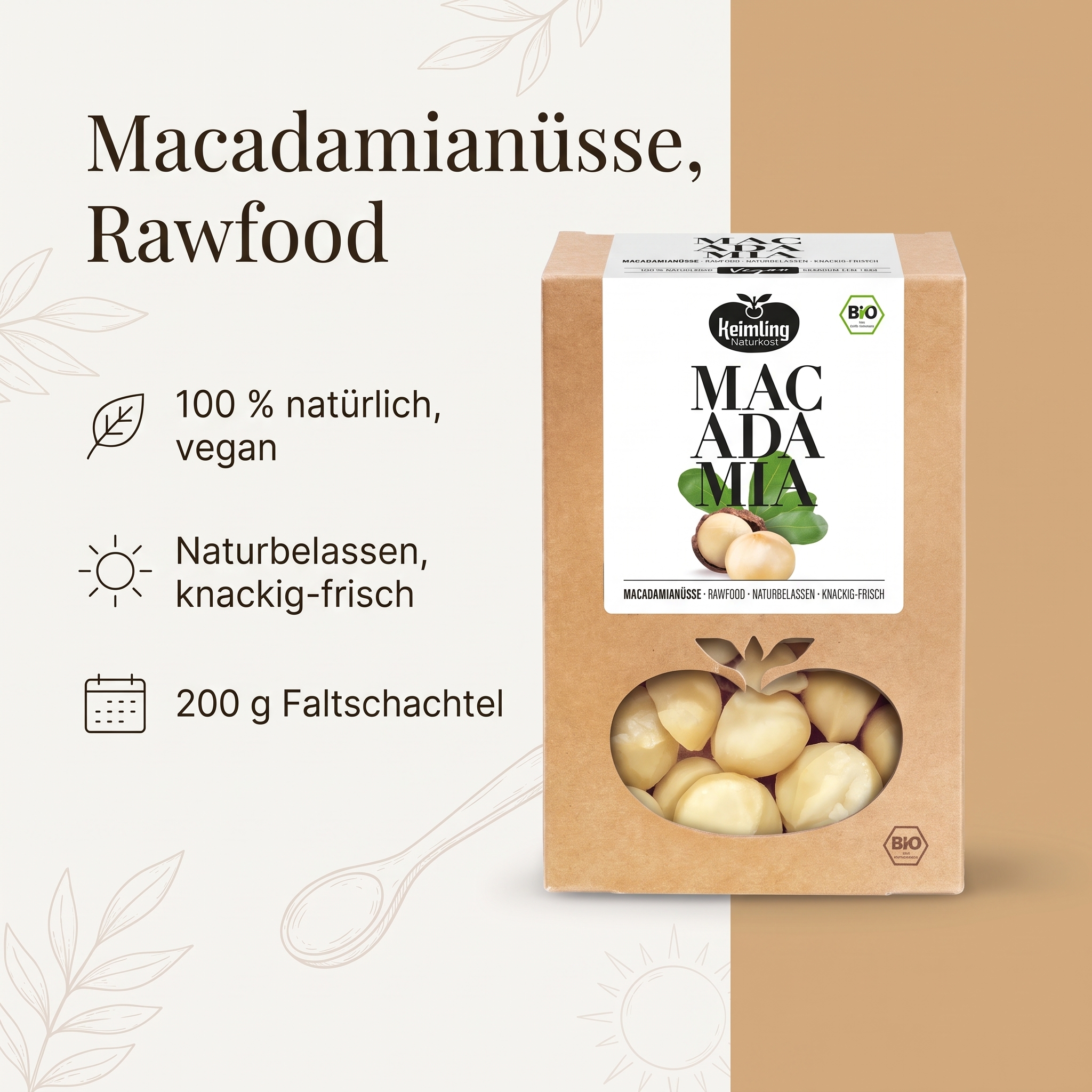 BIO Macadamianusskerne*