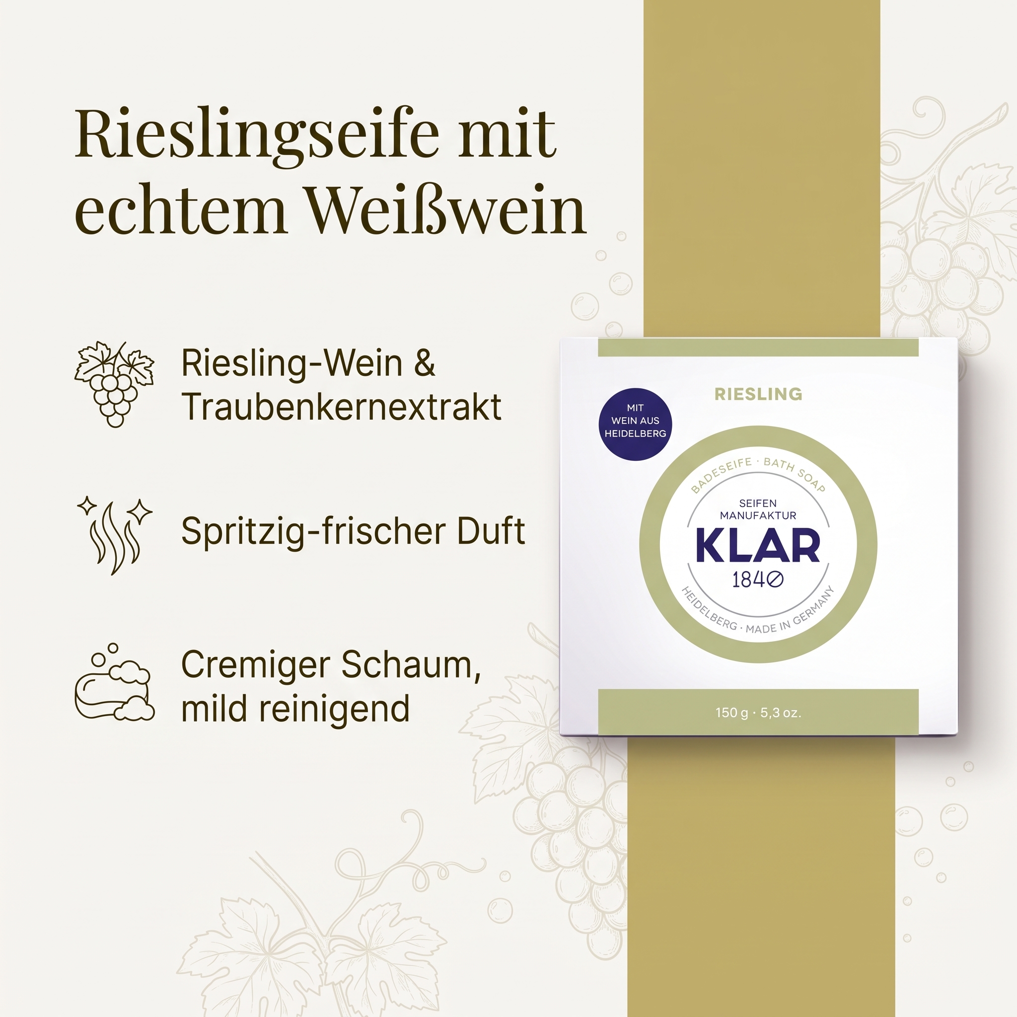 Klar´s Rieslingseife