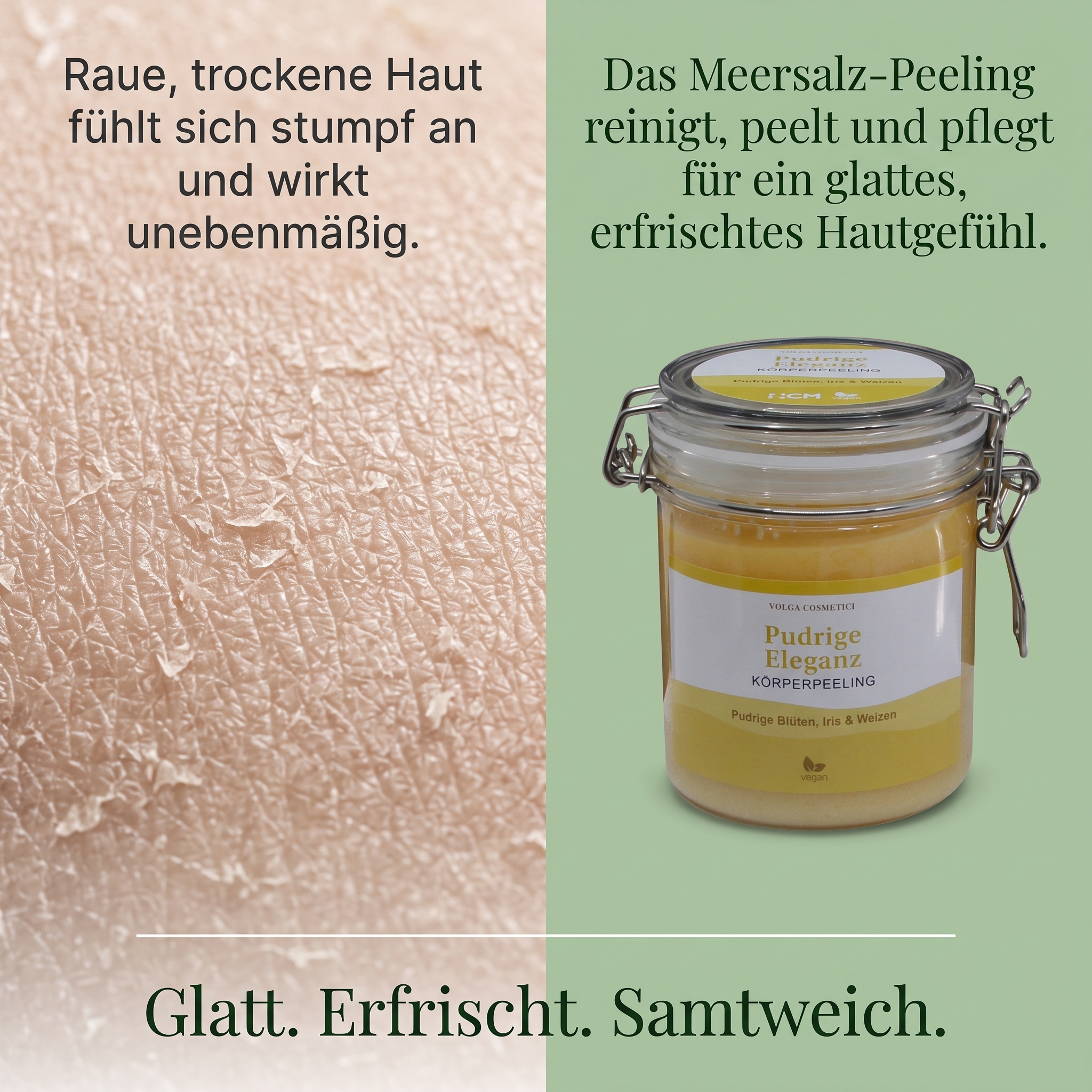 Körperpeeling pudrige Eleganz