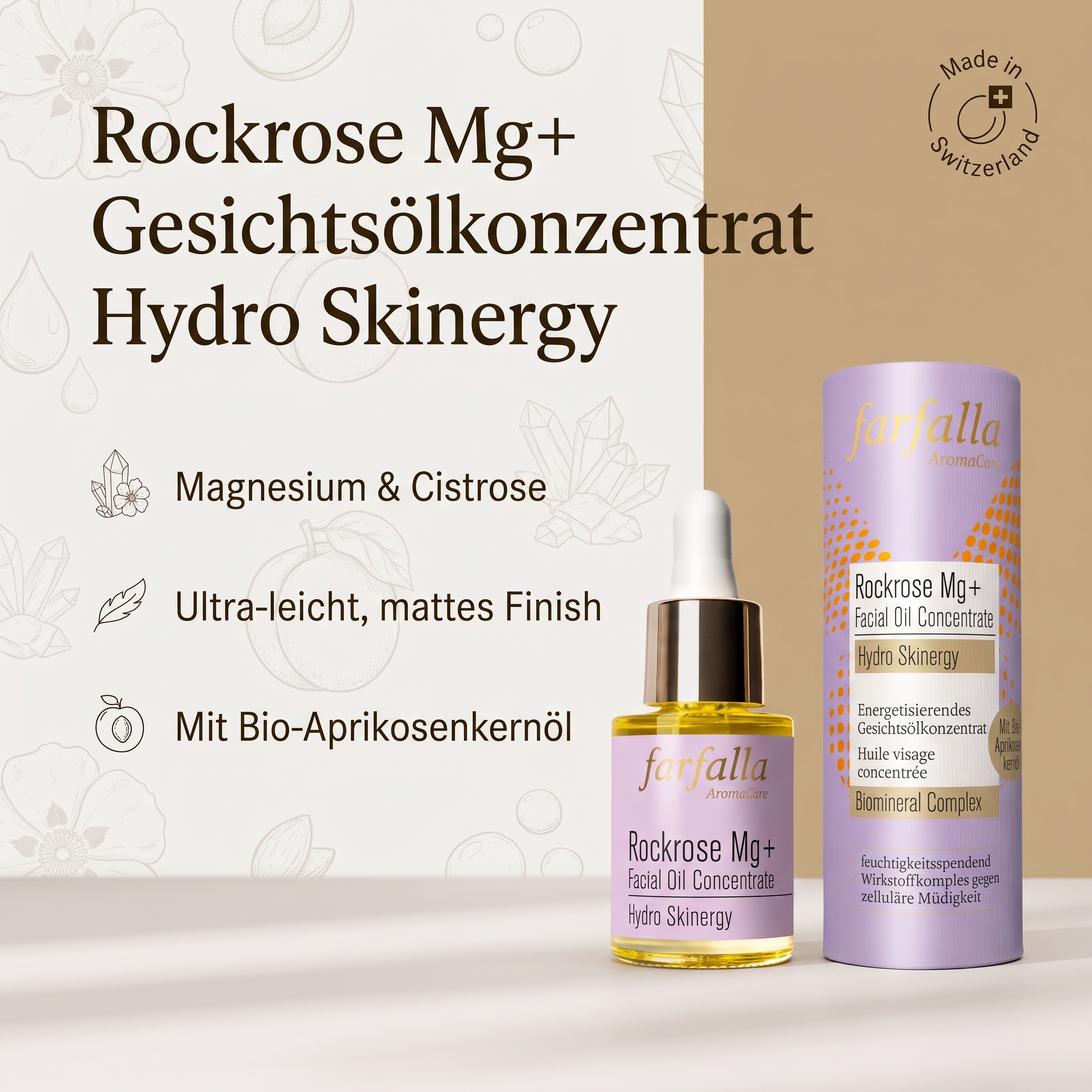 Rockrose Mg+ Energizing Gesichtsölkonzentrat – Hydro Skinergy