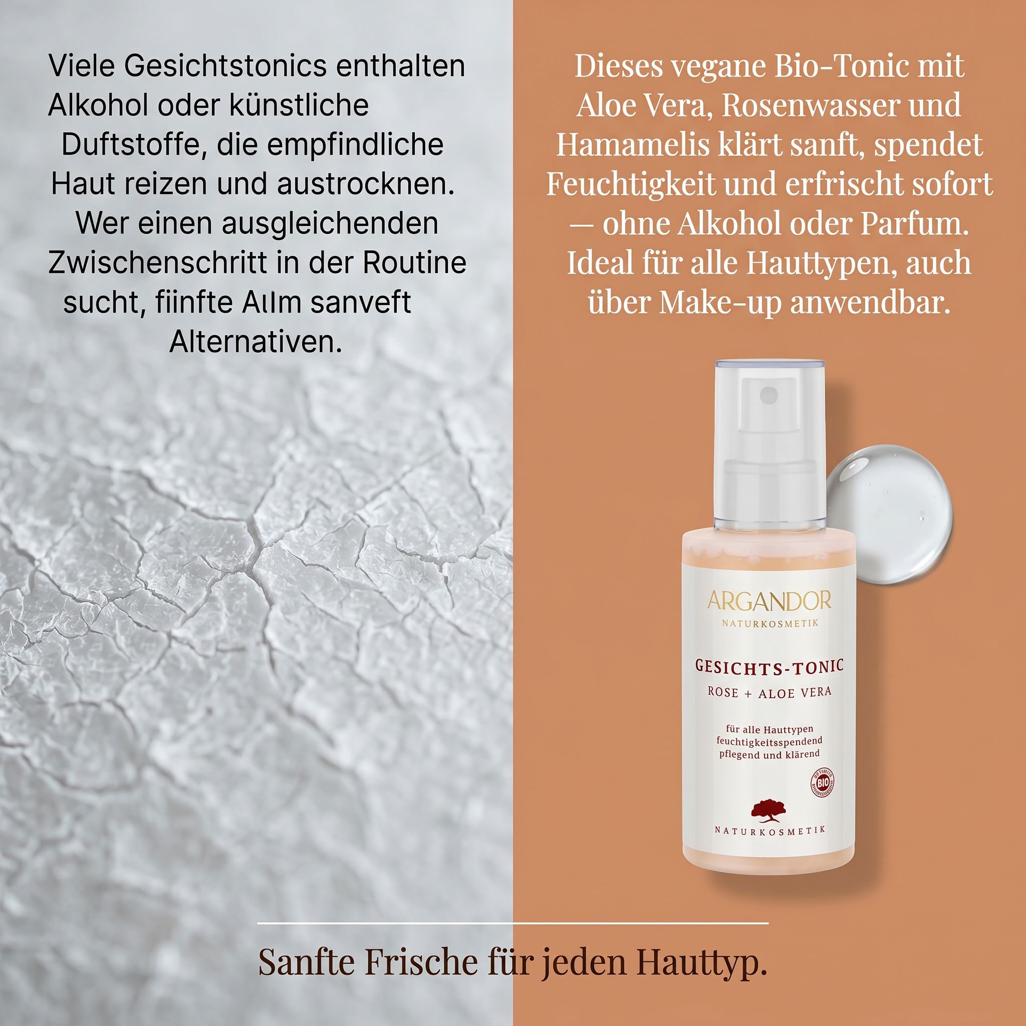 Gesichts-Tonic Rose + Aloe Vera Gesichts-Tonic Rose + Aloe Vera