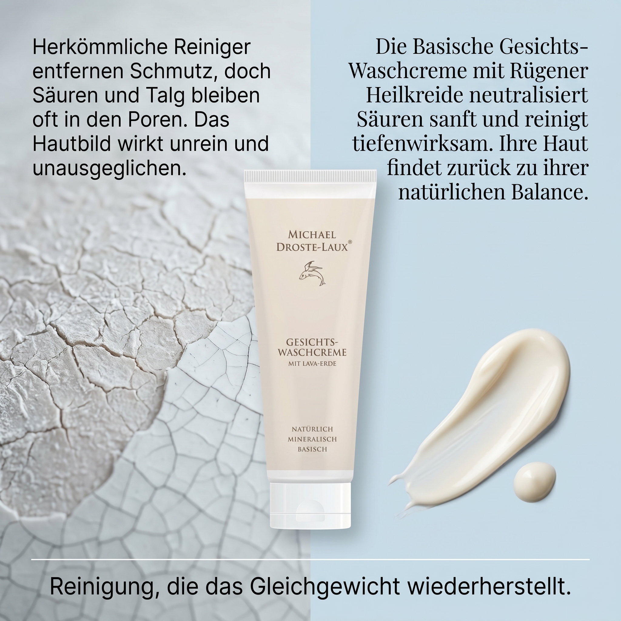 Basische Gesichts-Waschcreme 