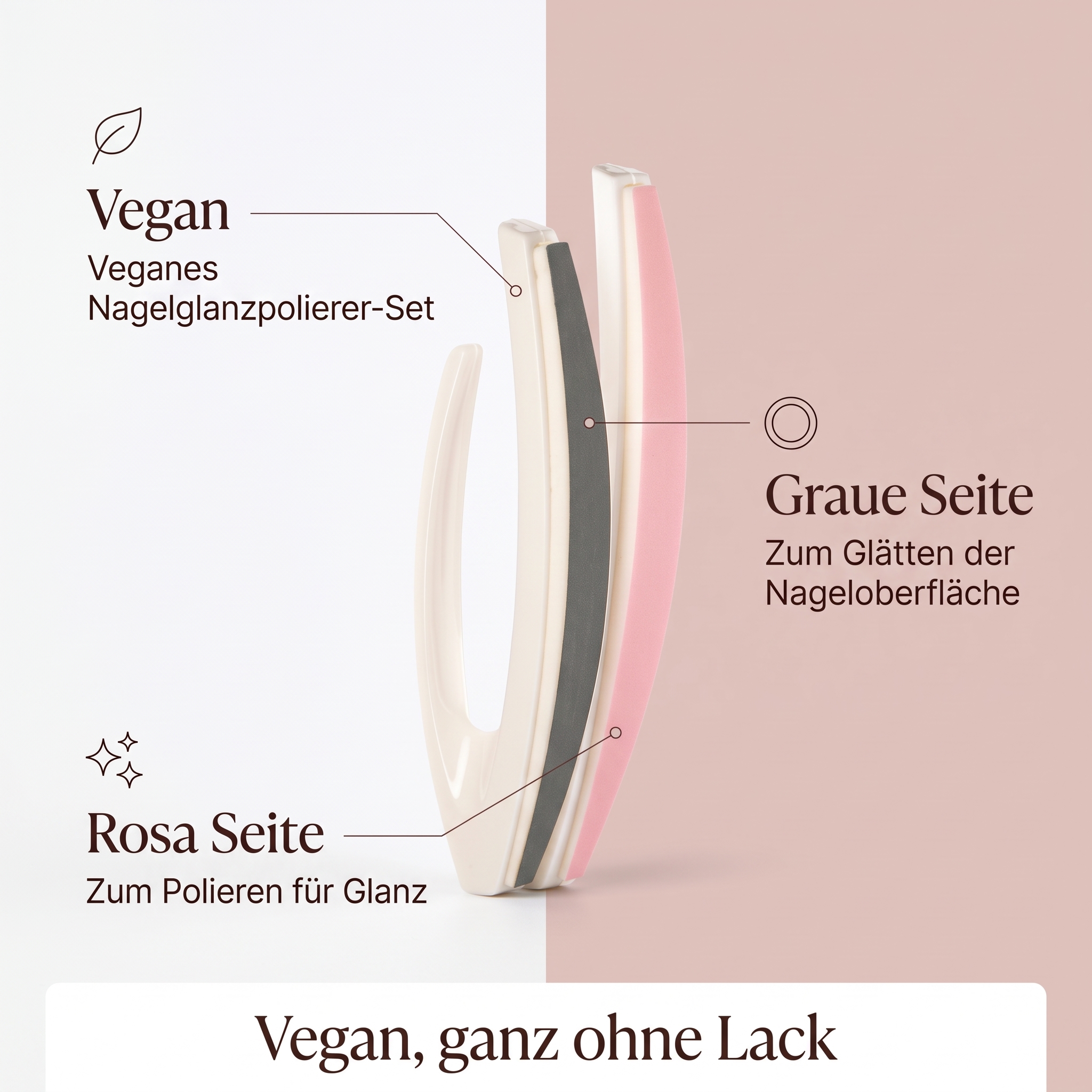 Nagelglanzpolierer-Set (Nail Buffer Kit) 