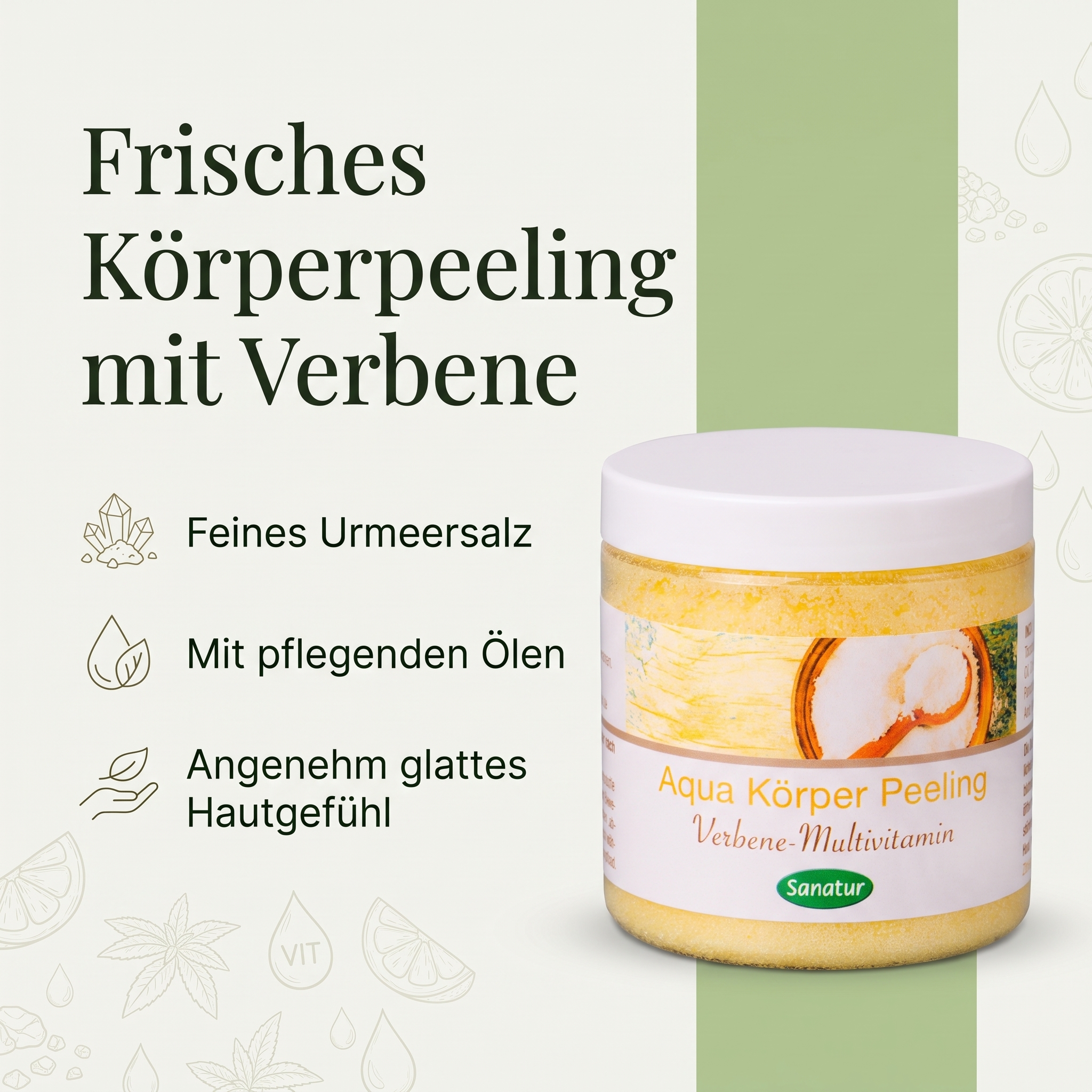 Aqua Körper Peeling Verbene-Multivitamin Aqua Körper Peeling Verbene-Multivitamin