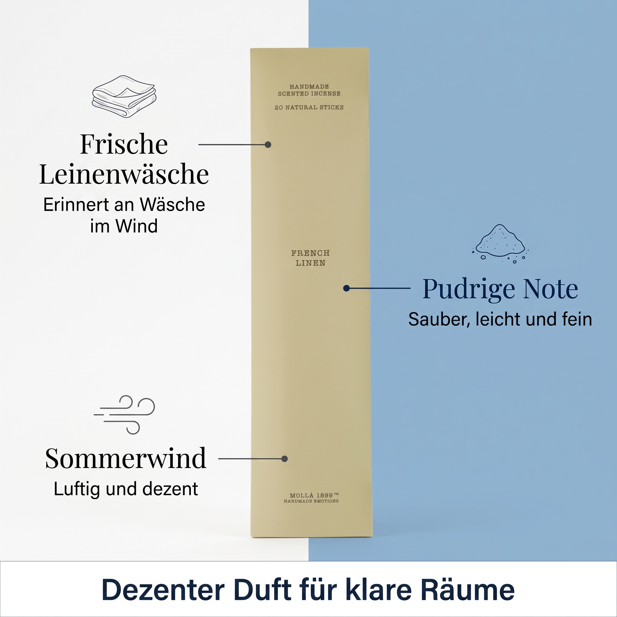 Räucherstäbchen French Linen