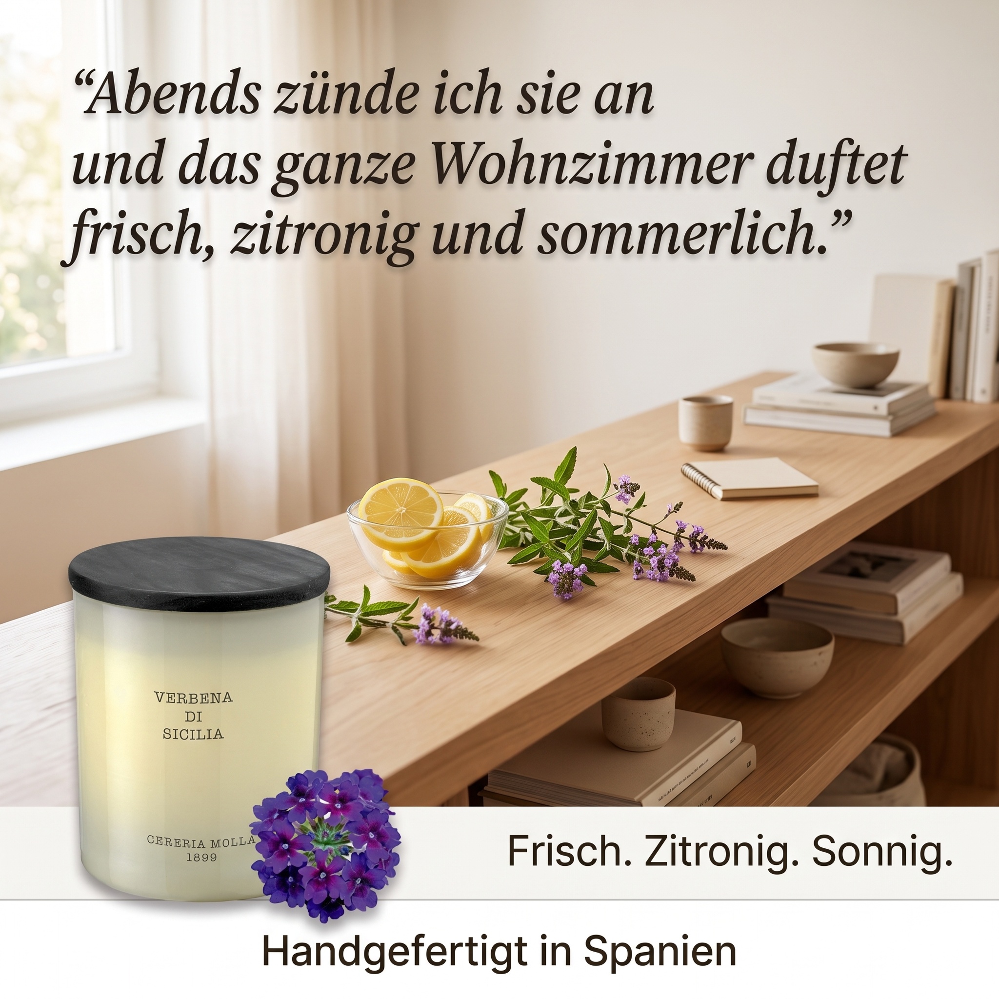 Duftkerze Verbena di Sicilia 