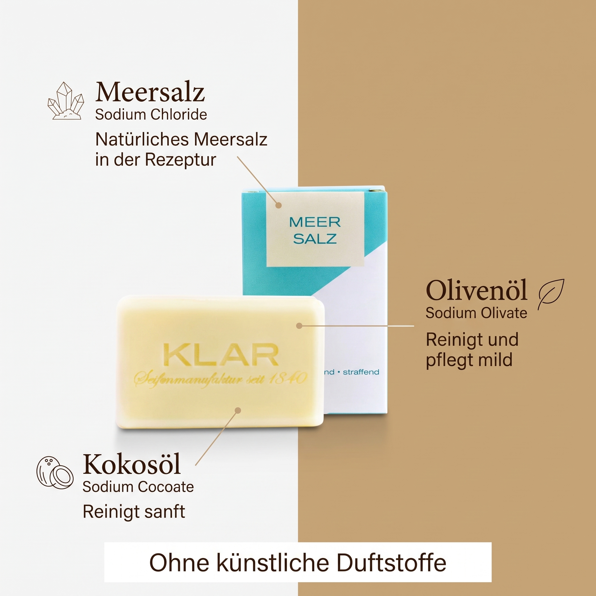Klar´s Meersalzseife Klar´s Meersalzseife