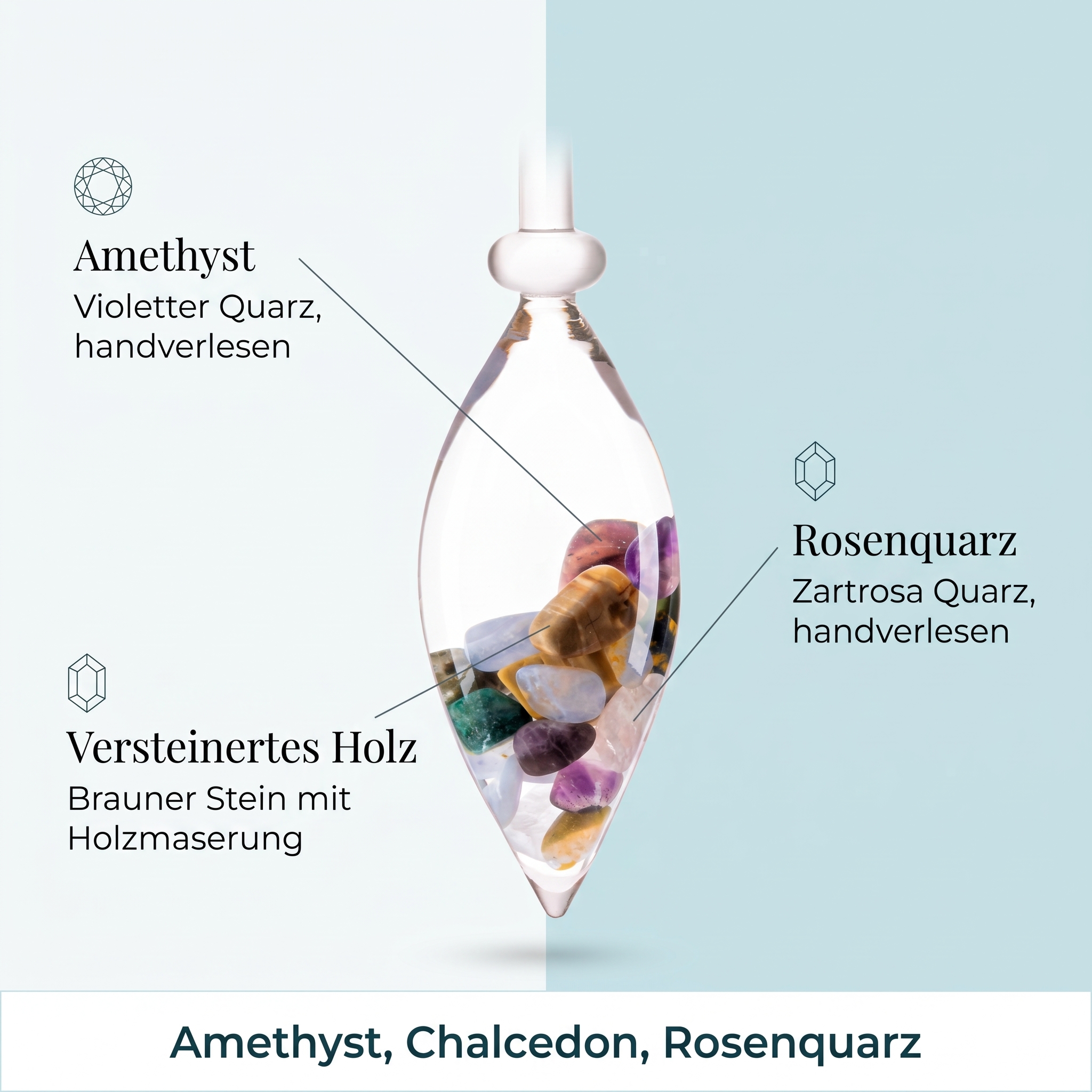 Five Elements Edelsteinstab 