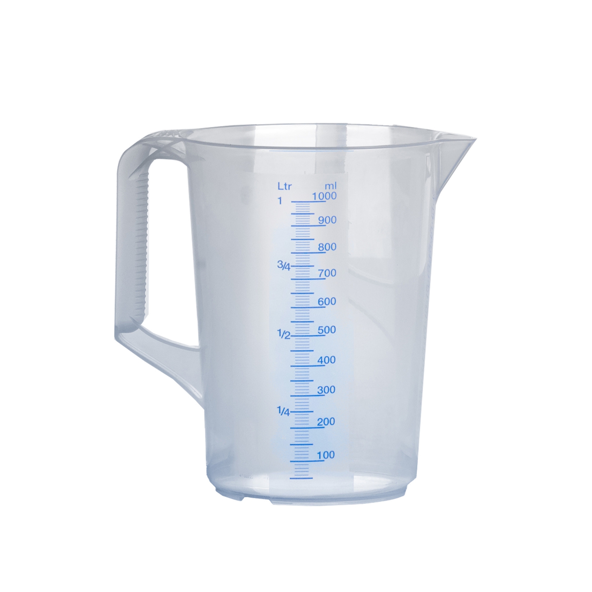 Messkanne, Kunststoff klar 1000 ml